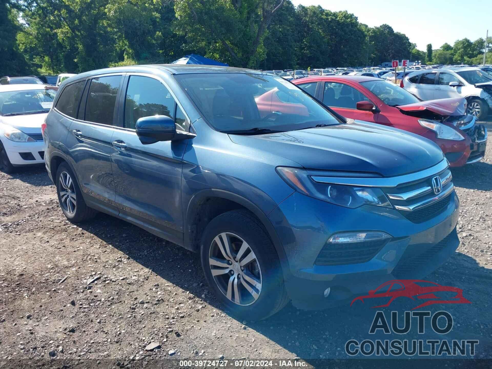 HONDA PILOT 2017 - 5FNYF6H54HB101401