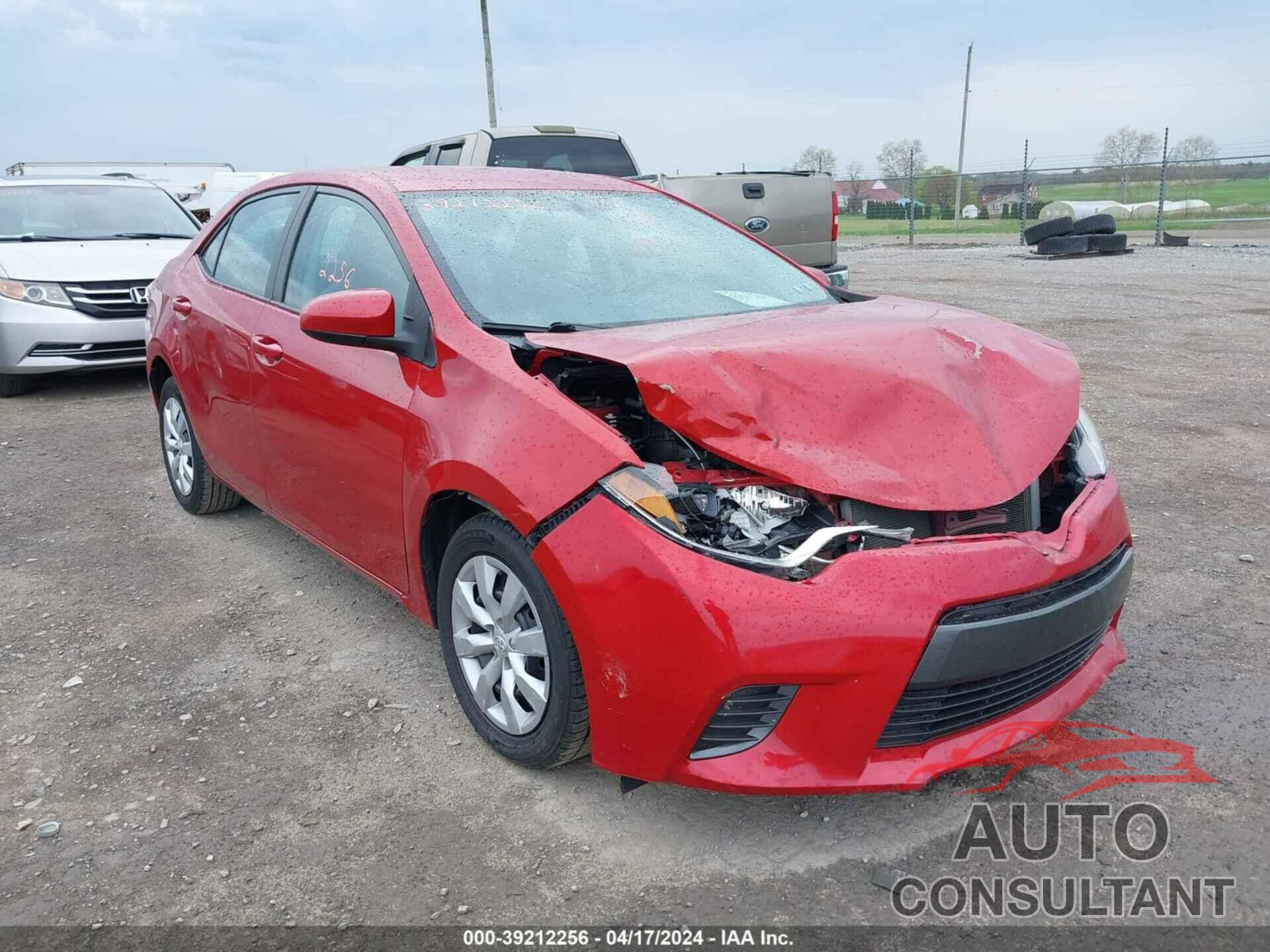 TOYOTA COROLLA 2016 - 5YFBURHE8GP516298