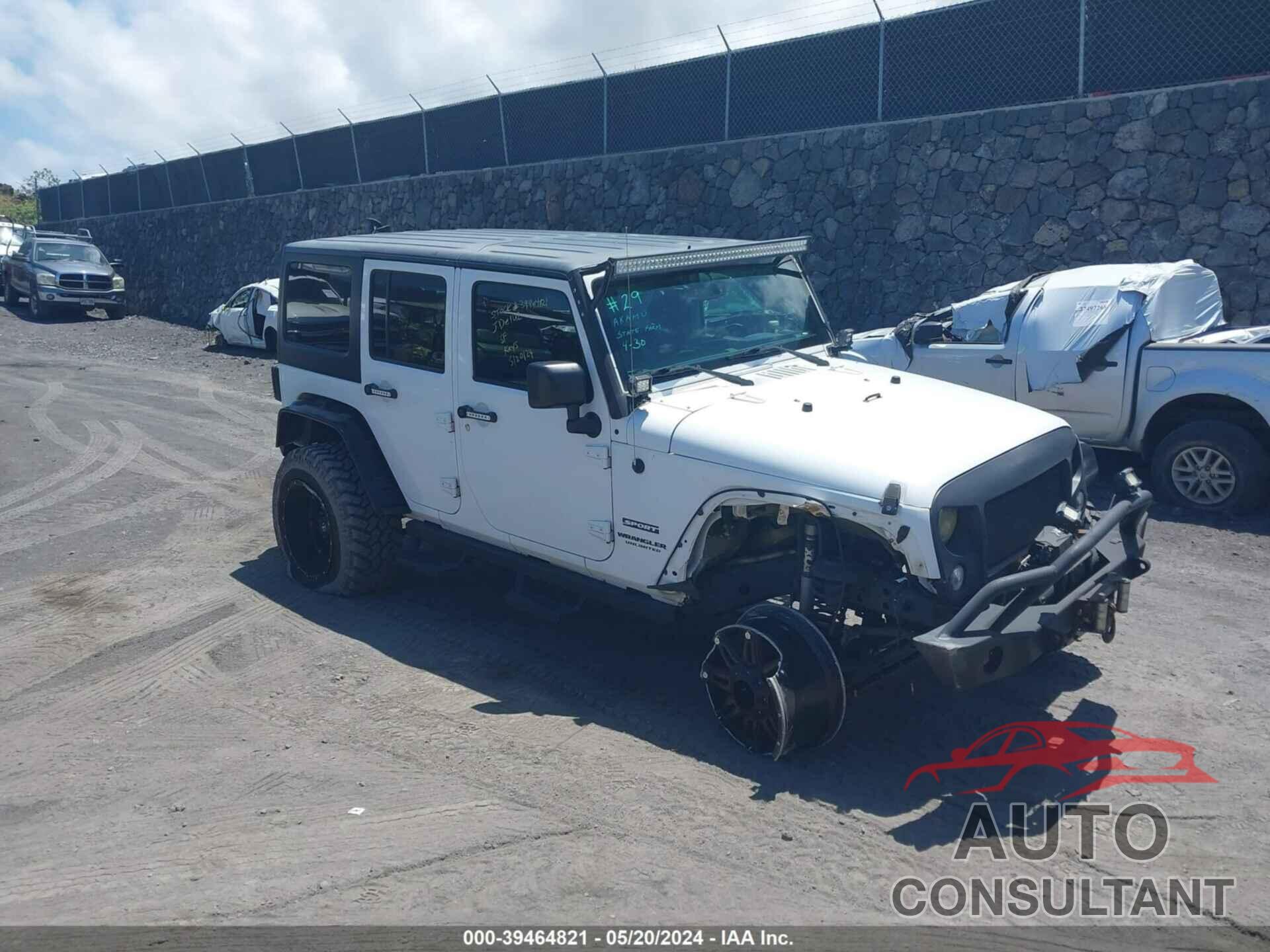 JEEP WRANGLER UNLIMITED 2016 - 1C4BJWDG1GL219008
