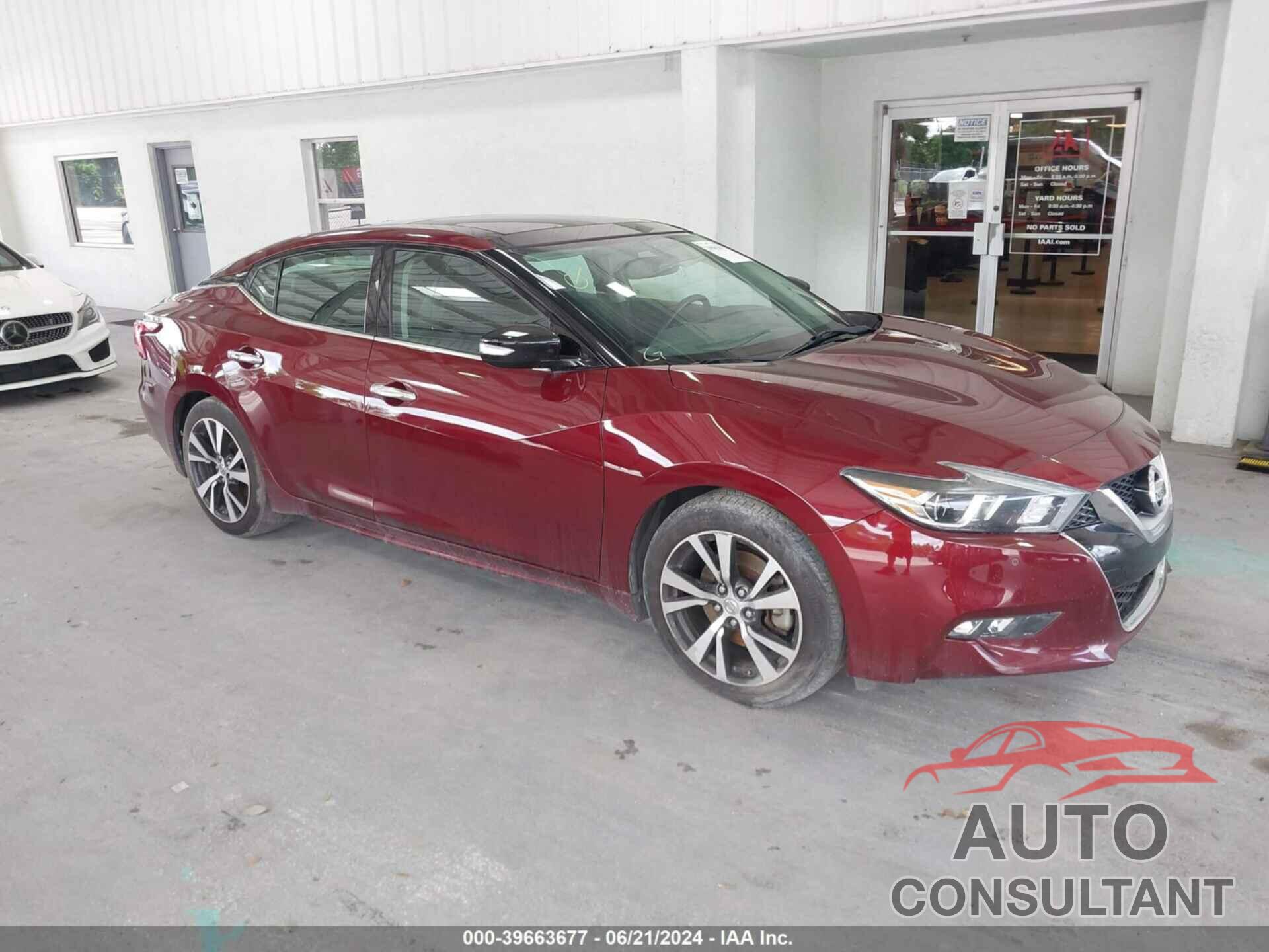 NISSAN MAXIMA 2017 - 1N4AA6AP1HC425999