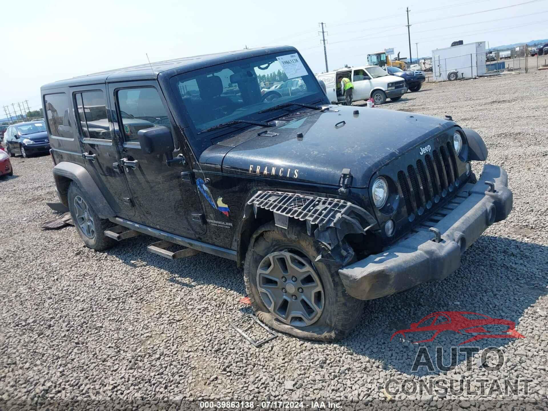 JEEP WRANGLER UNLIMITED 2017 - 1C4BJWFG3HL647211