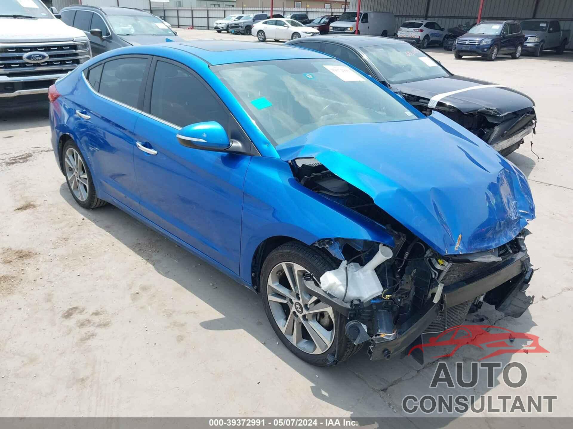 HYUNDAI ELANTRA 2017 - KMHD84LF1HU328044