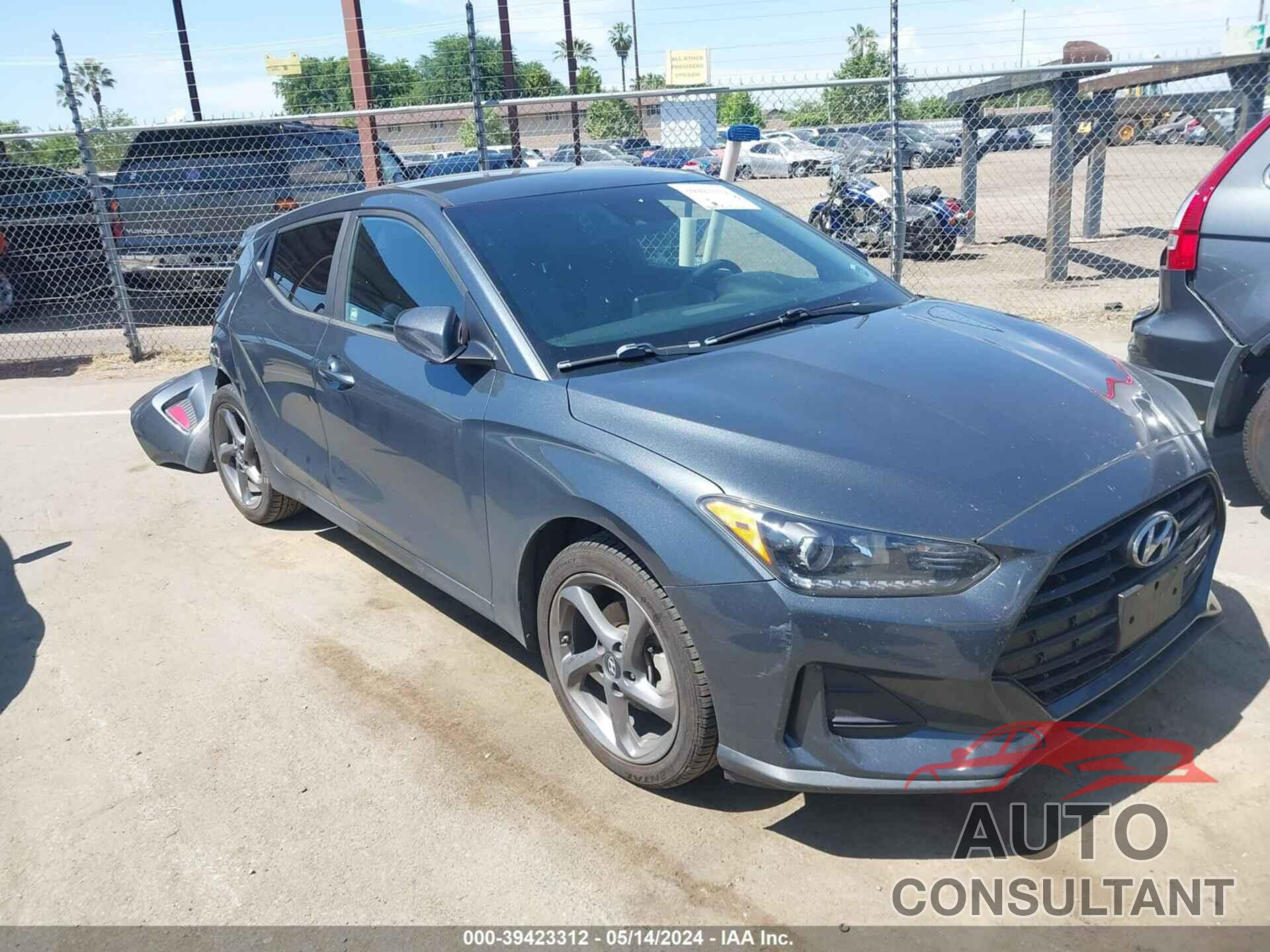 HYUNDAI VELOSTER 2019 - KMHTG6AF9KU009530