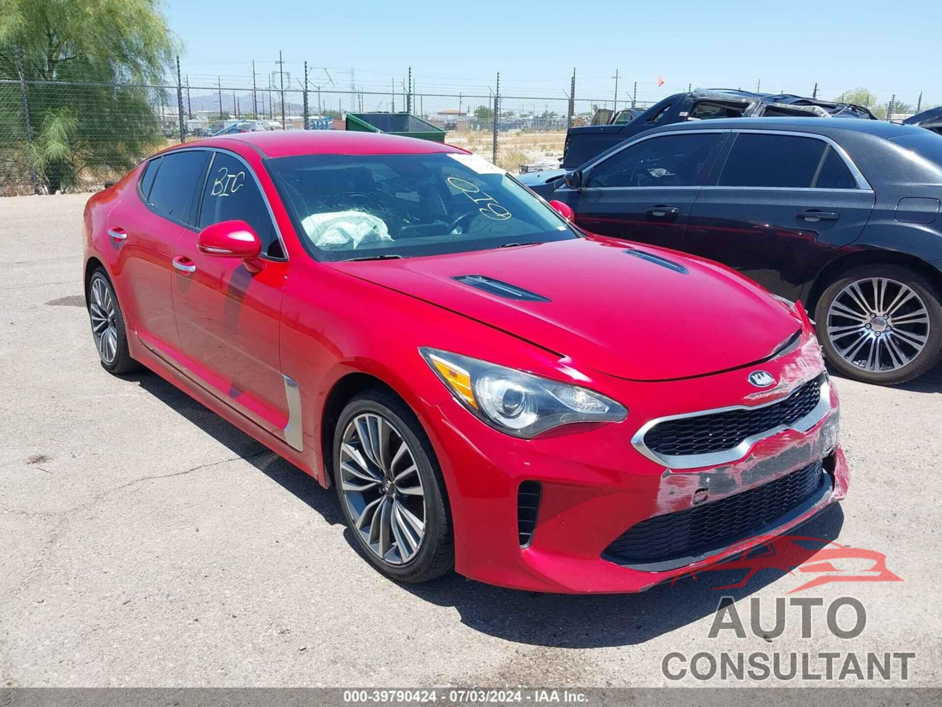 KIA STINGER 2019 - KNAE15LA9K6050400