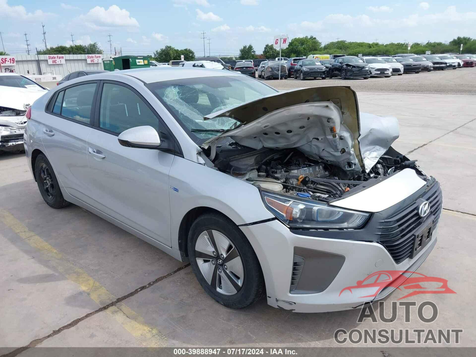 HYUNDAI IONIQ HYBRID 2019 - KMHC65LC3KU116623