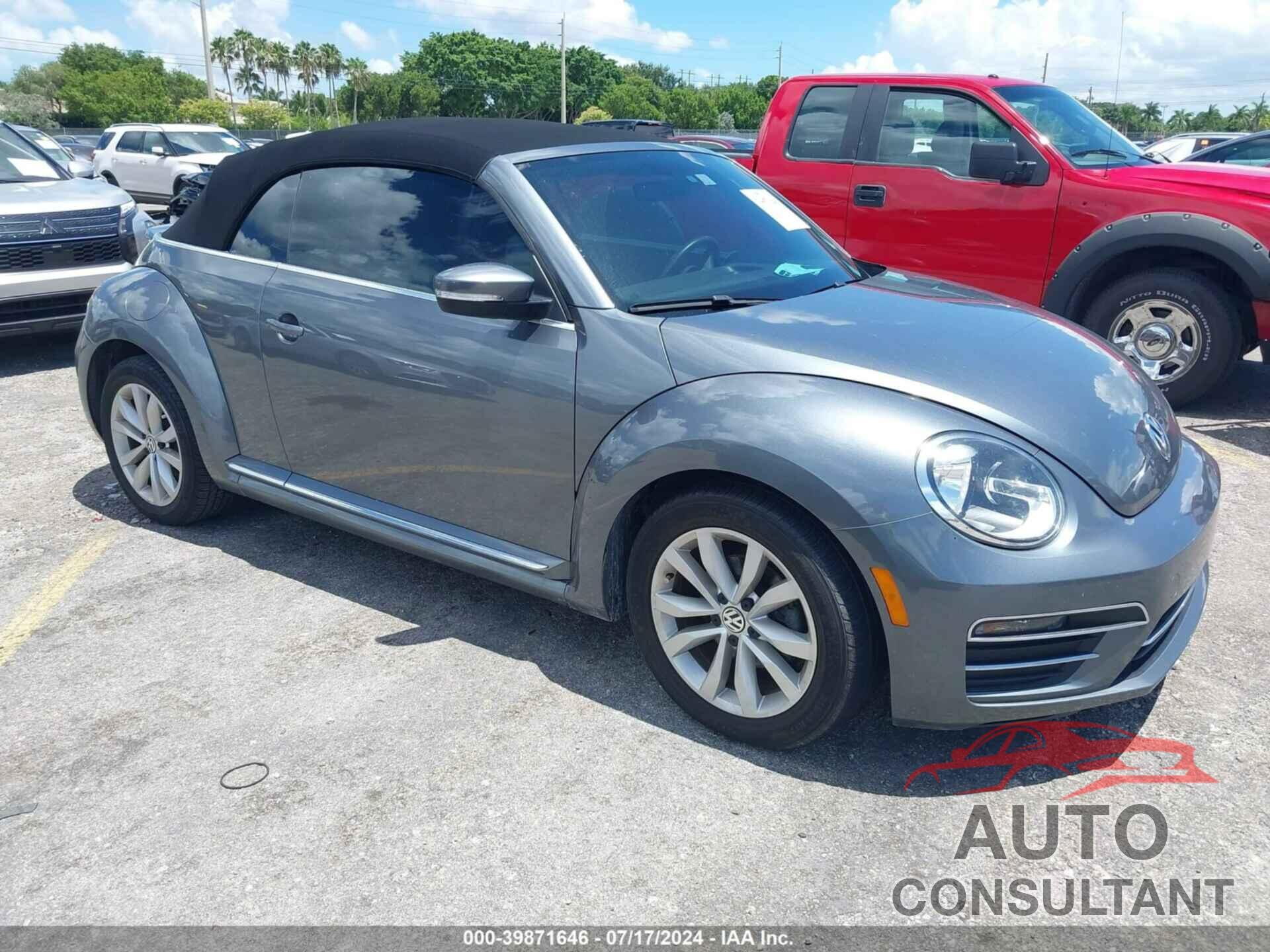 VOLKSWAGEN BEETLE 2017 - 3VW517ATXHM813498