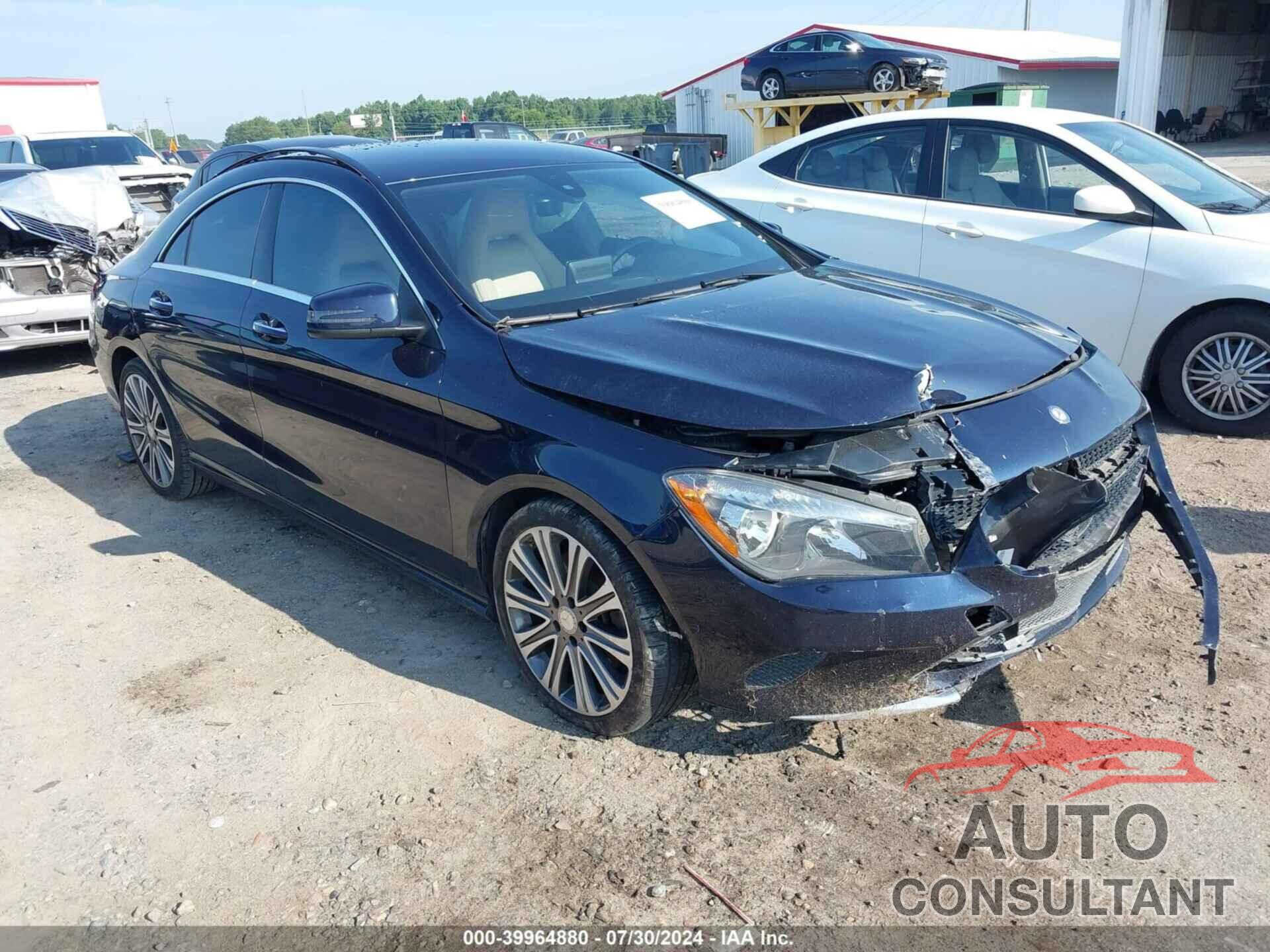 MERCEDES-BENZ CLA 250 2017 - WDDSJ4EBXHN465400