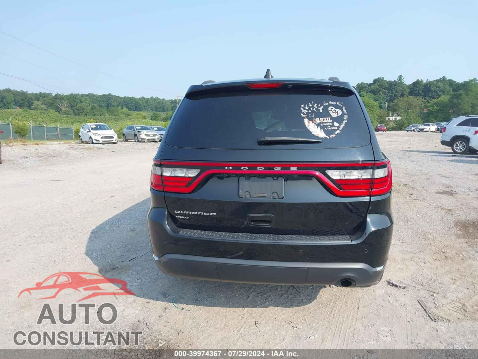 DODGE DURANGO 2017 - 1C4RDJAG8HC762225