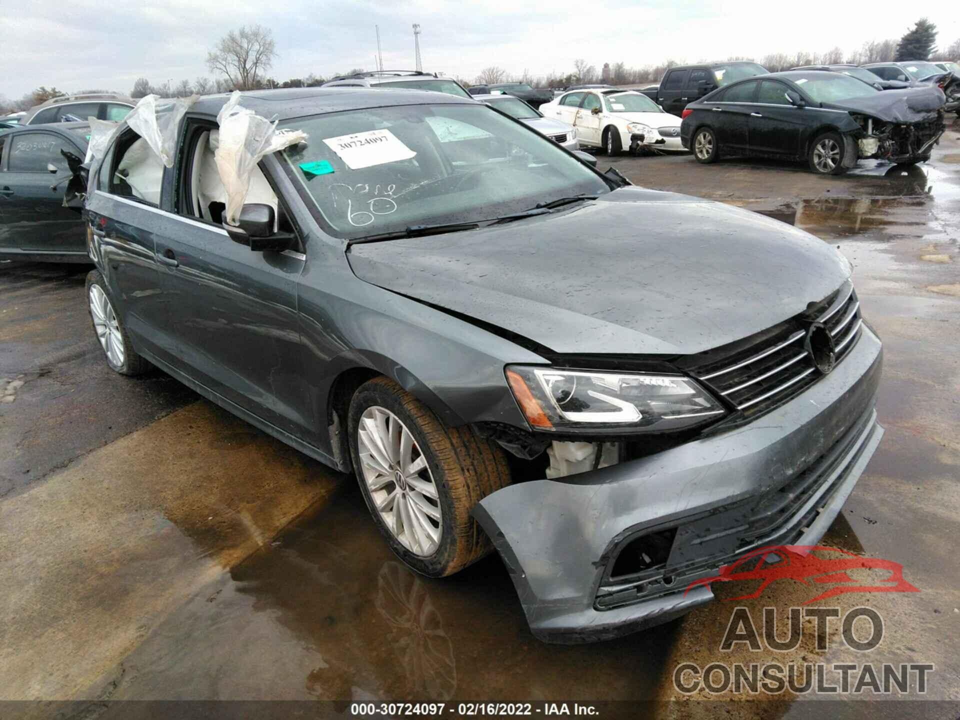 VOLKSWAGEN JETTA SEDAN 2016 - 3VWL07AJ6GM369737