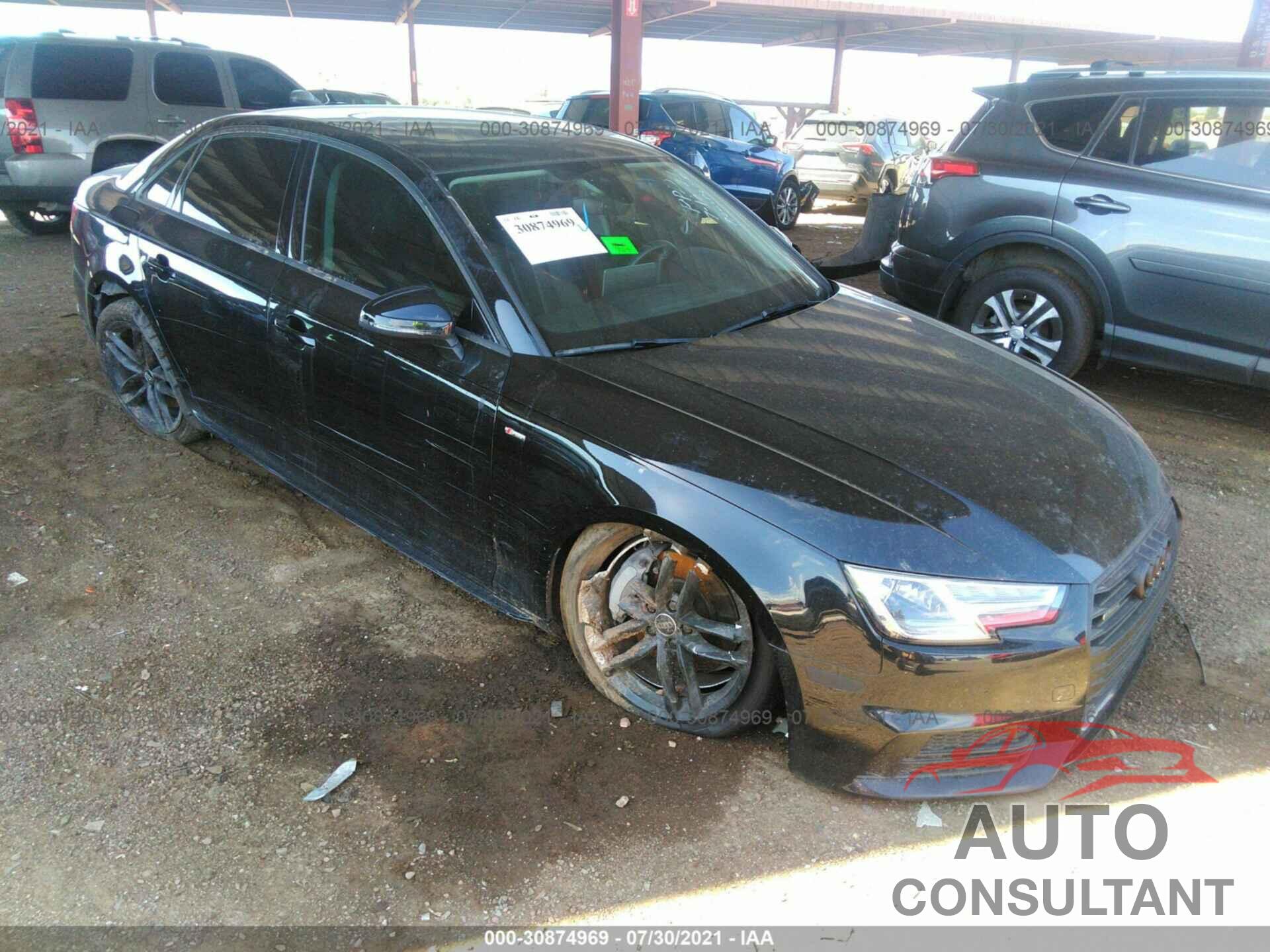 AUDI A4 2017 - WAUDNAF46HN042039