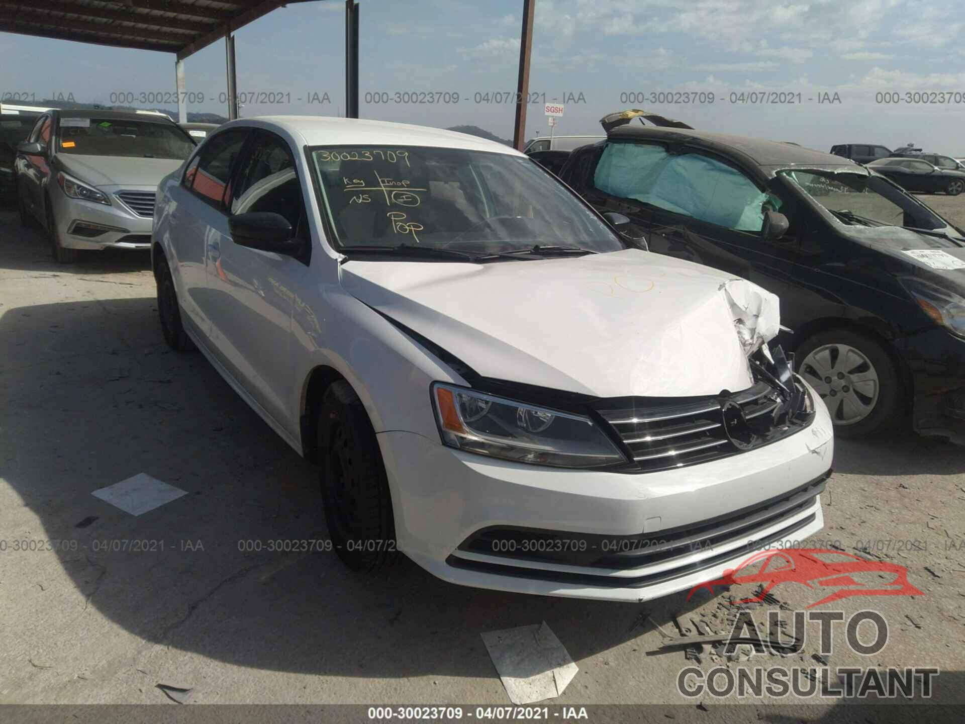 VOLKSWAGEN JETTA SEDAN 2016 - 3VW267AJXGM331504