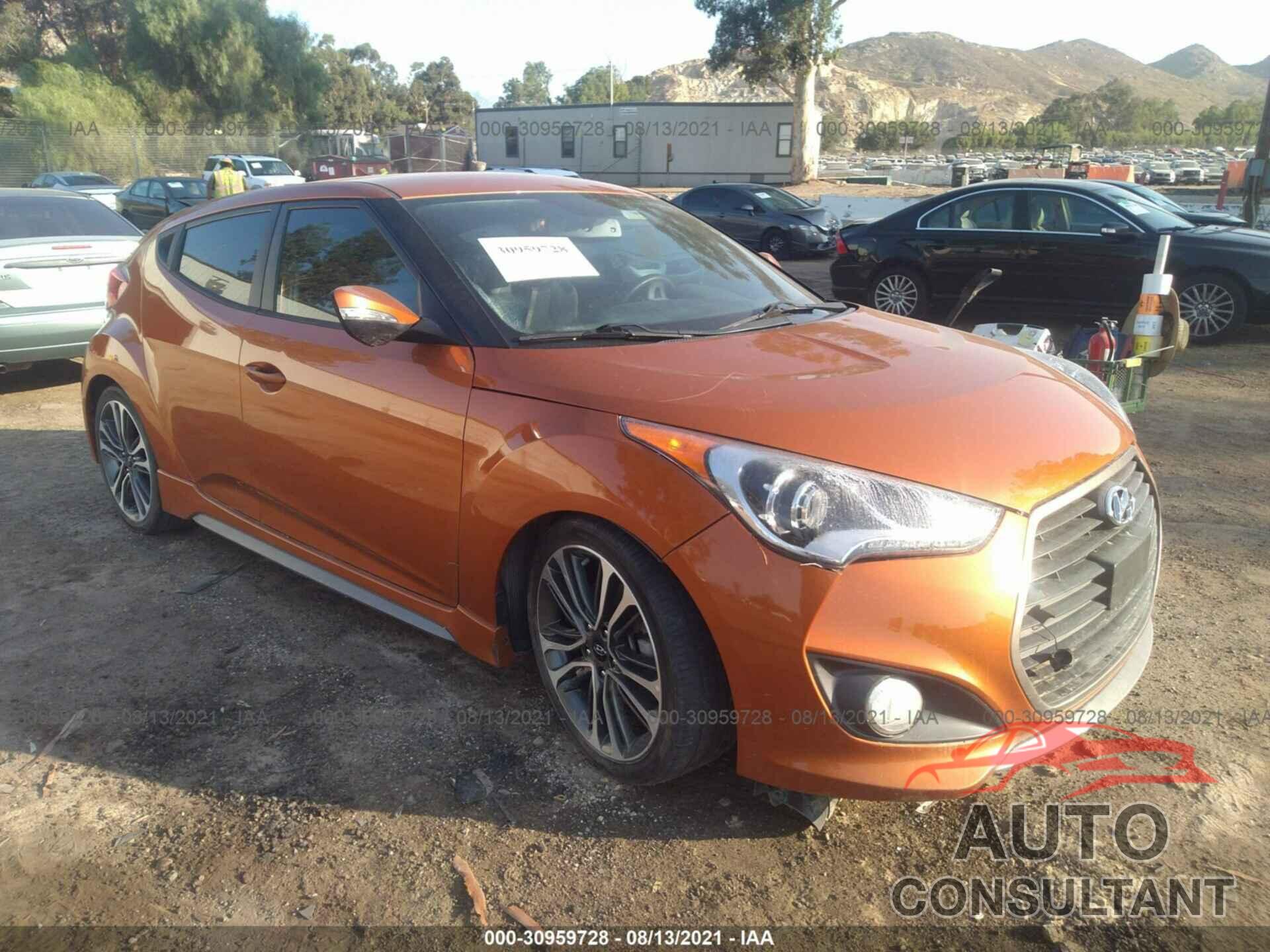 HYUNDAI VELOSTER 2016 - KMHTC6AE8GU263448