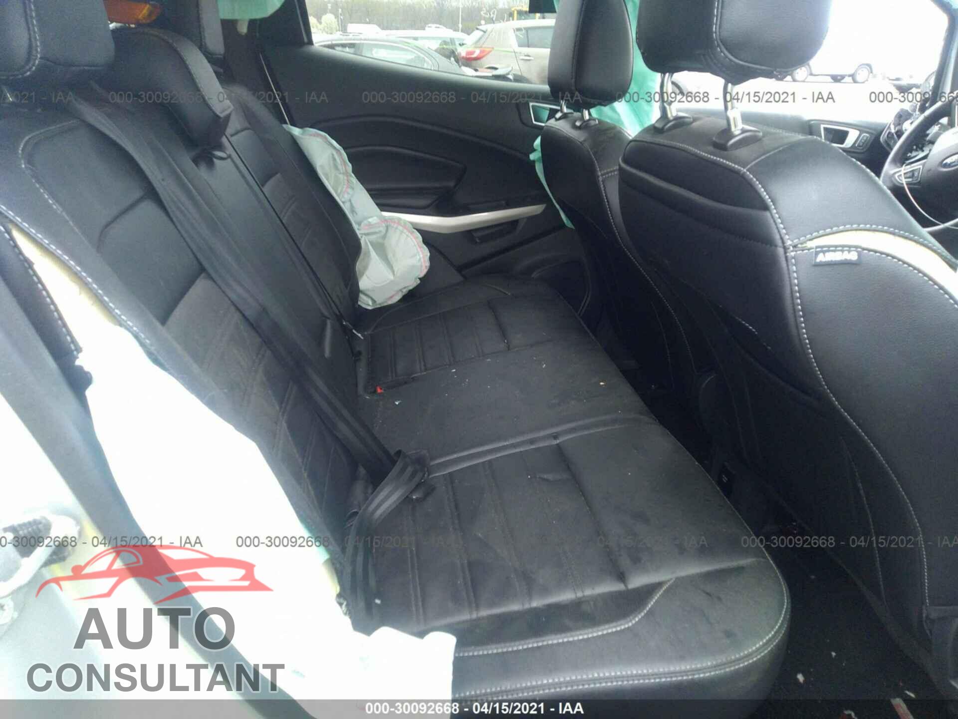 FORD ECOSPORT 2020 - MAJ6S3KL1LC365437