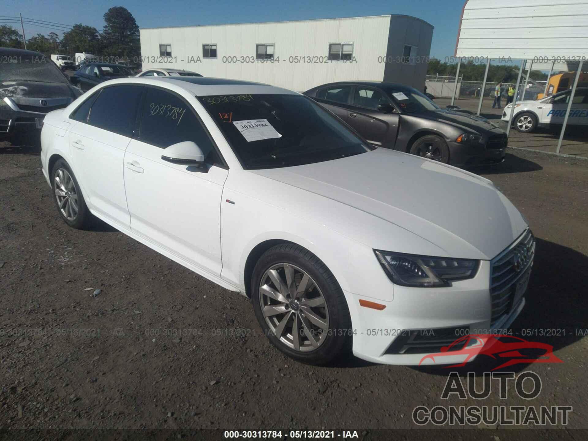 AUDI A4 2018 - WAUKMAF47JA081536