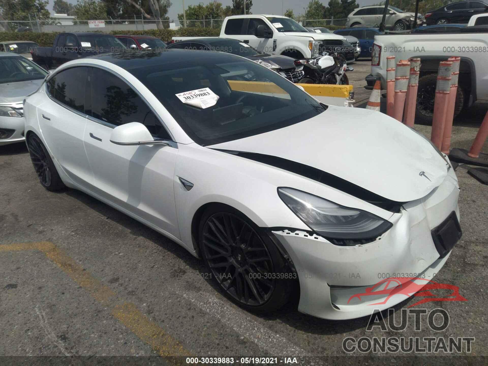 TESLA MODEL 3 2019 - 5YJ3E1EB8KF408359