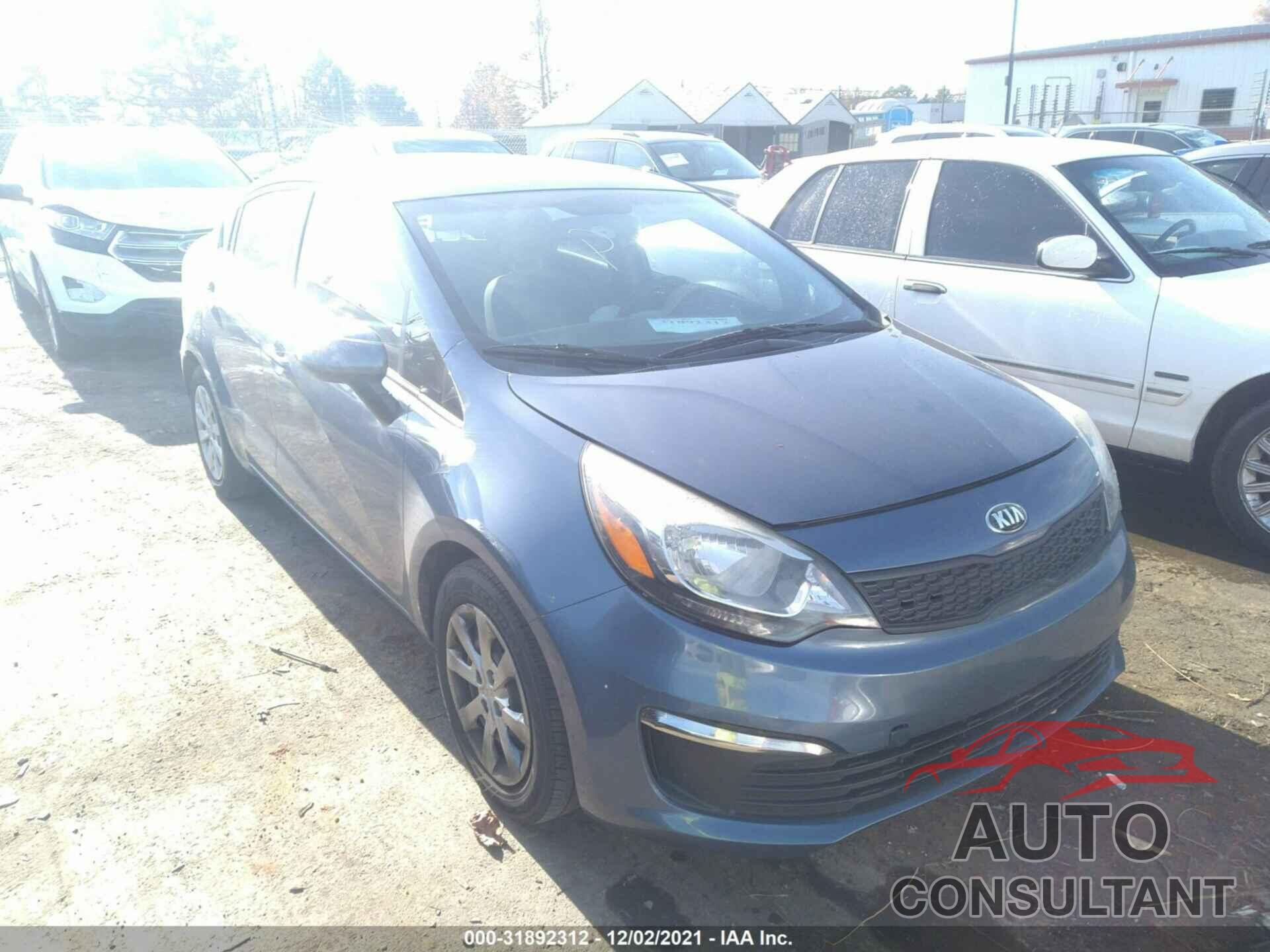 KIA RIO 2016 - KNADM4A32G6575713
