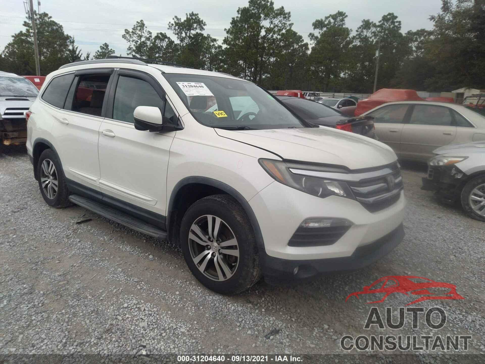 HONDA PILOT 2016 - 5FNYF5H67GB008129