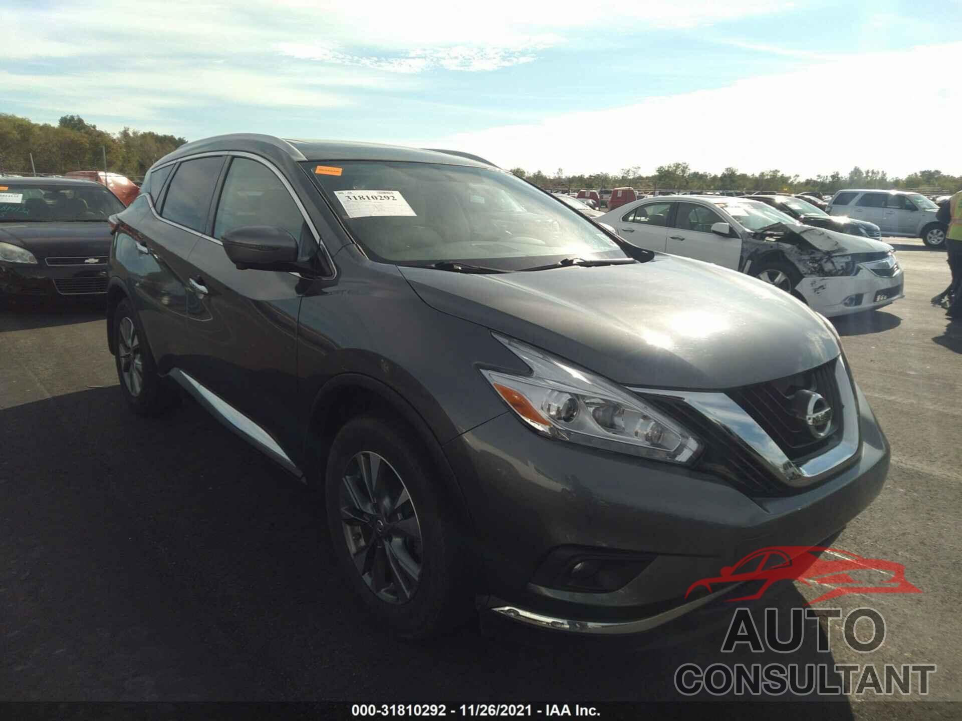 NISSAN MURANO 2017 - 5N1AZ2MG8HN123648