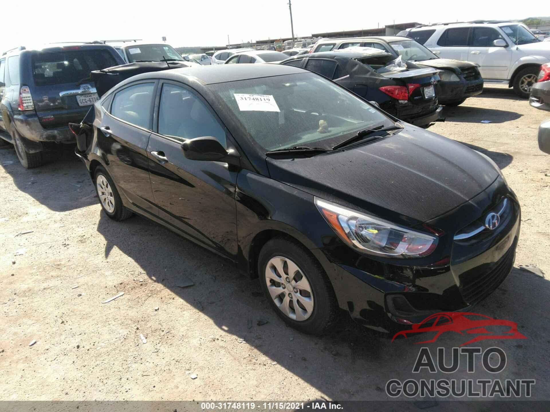 HYUNDAI ACCENT 2016 - KMHCT4AEXGU047816