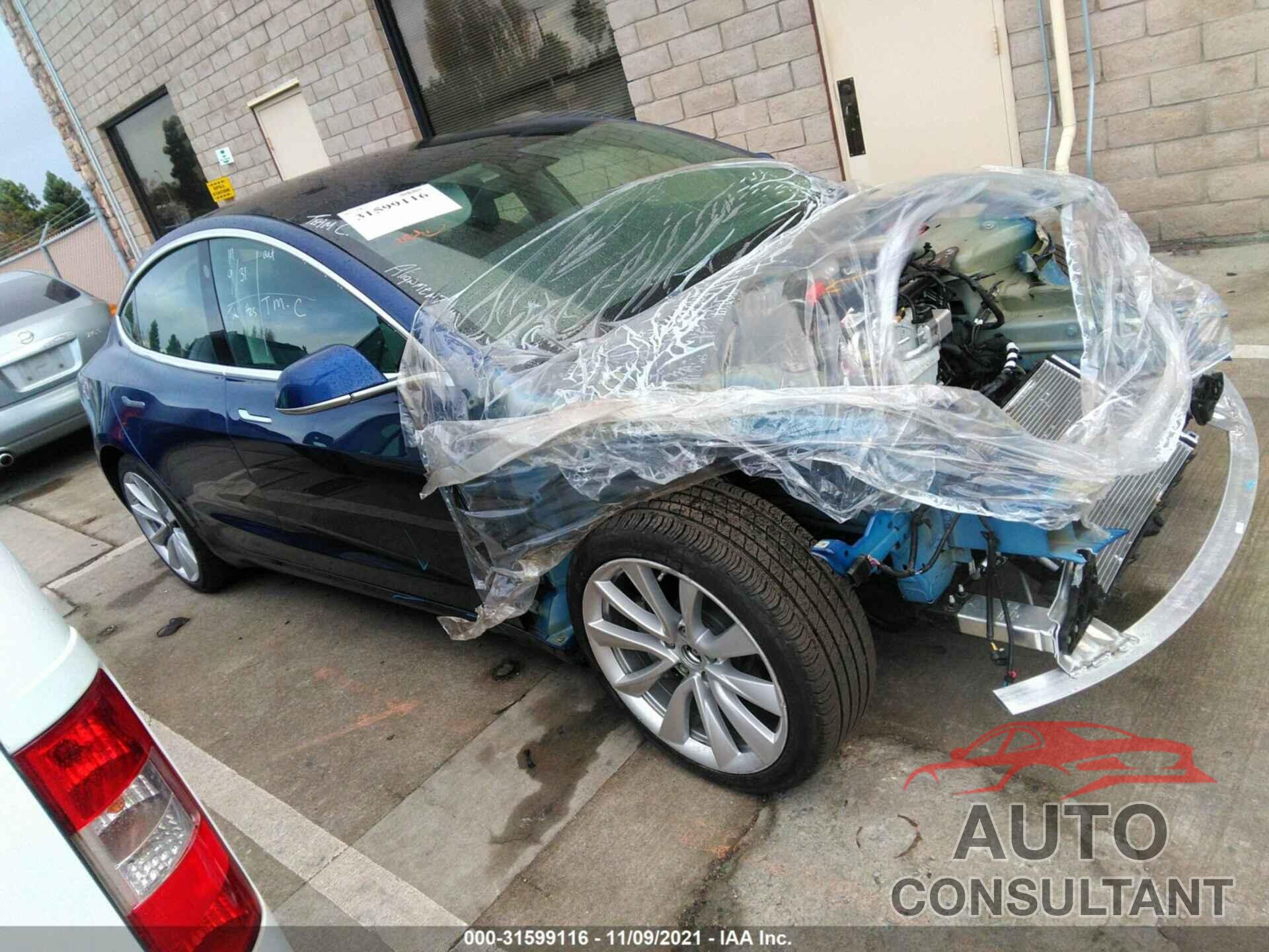 TESLA MODEL 3 2020 - 5YJ3E1EB2LF807141