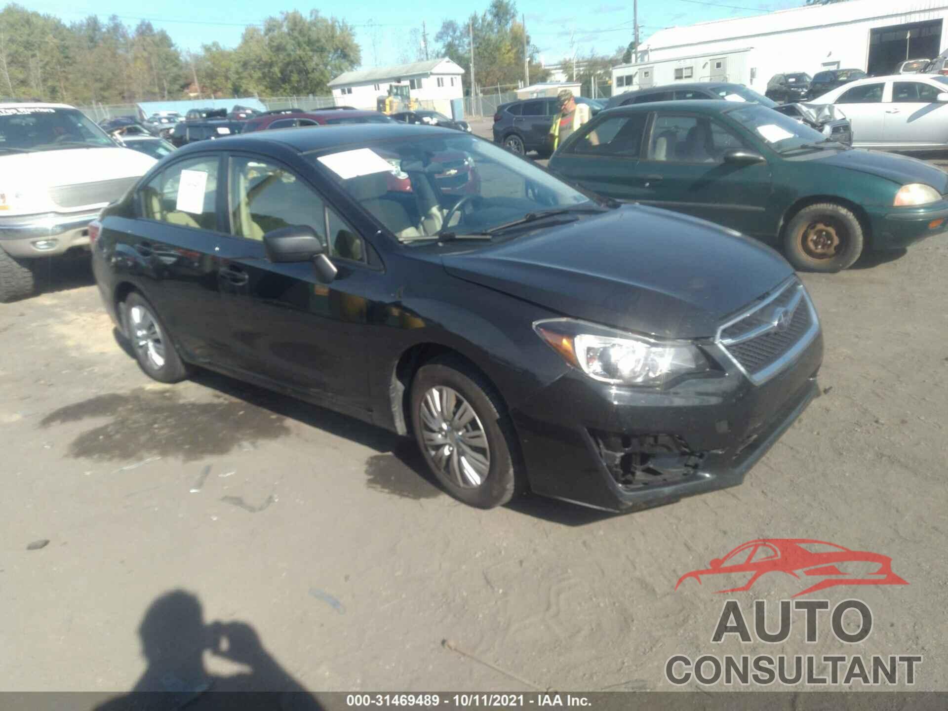 SUBARU IMPREZA SEDAN 2016 - JF1GJAA66GG010382
