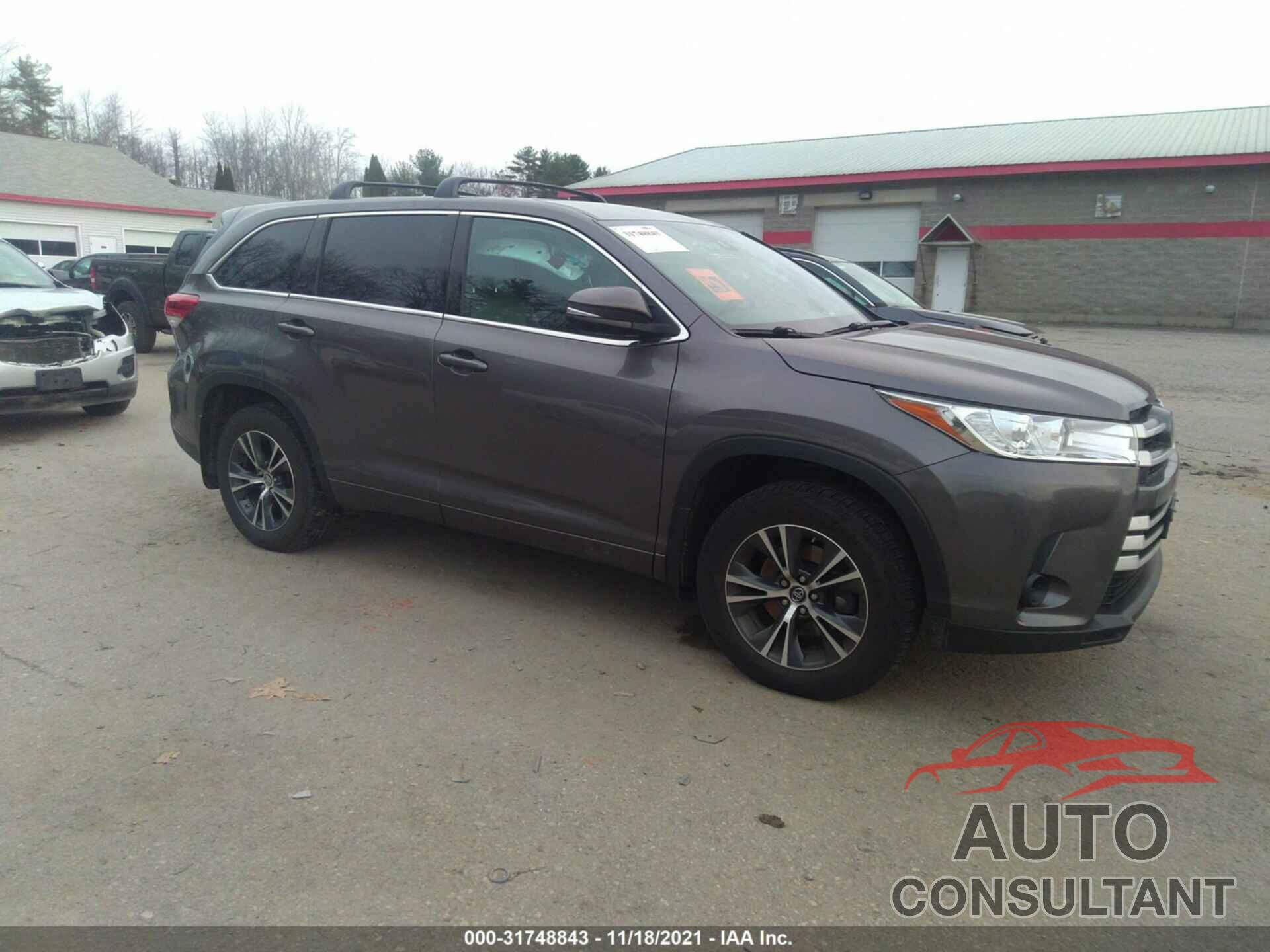 TOYOTA HIGHLANDER 2017 - 5TDBZRFH4HS368061