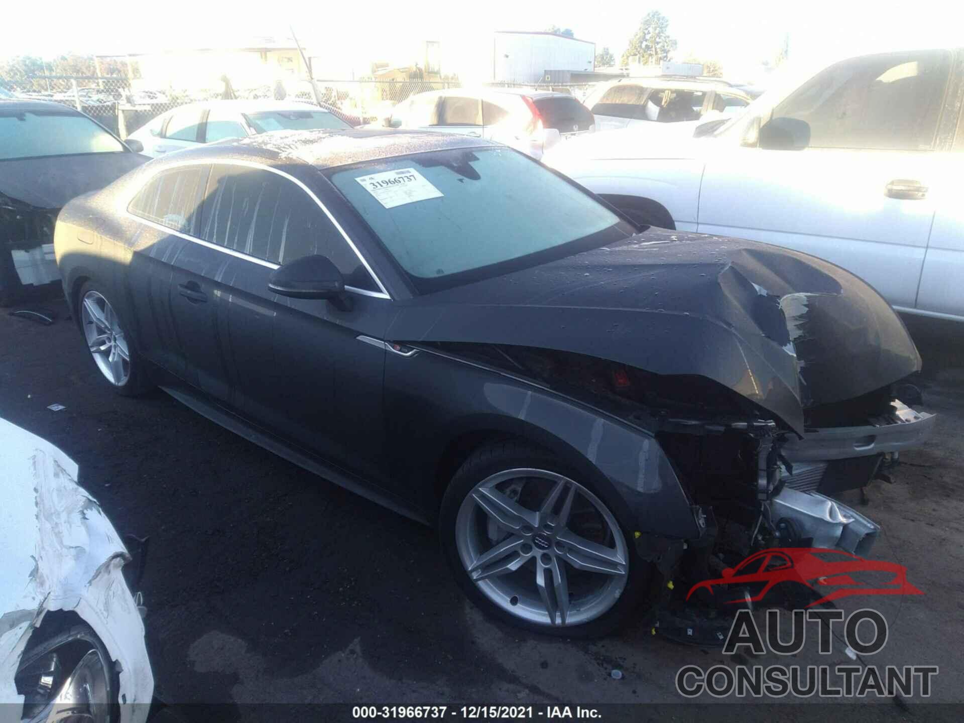 AUDI A5 COUPE 2018 - WAUTNAF5XJA040747