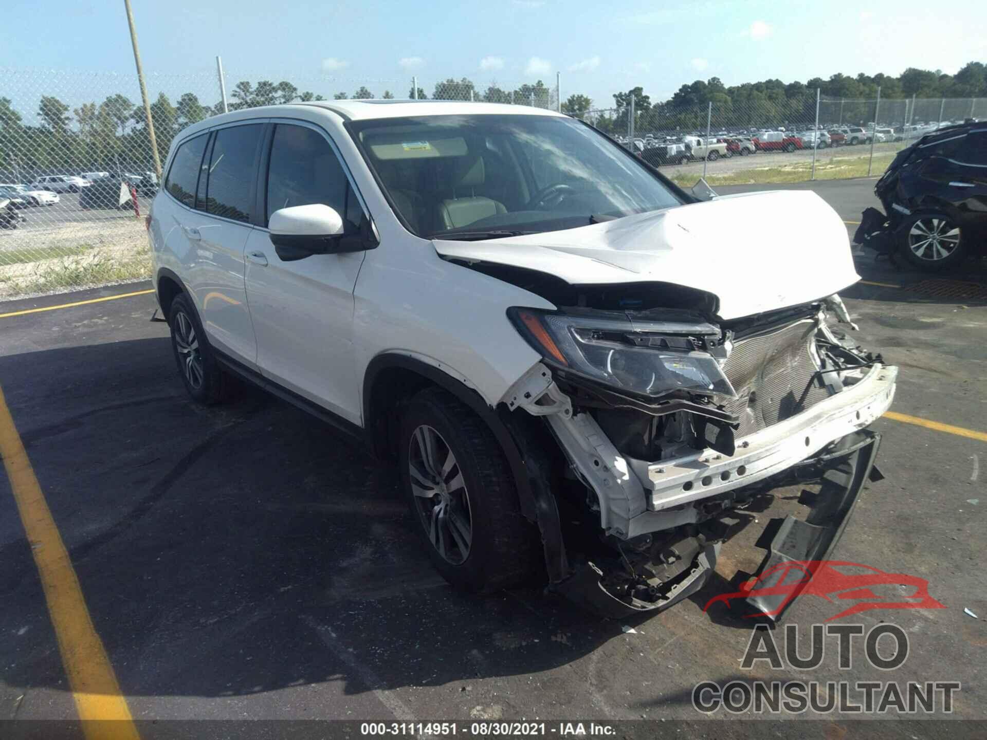 HONDA PILOT 2016 - 5FNYF6H74GB030457
