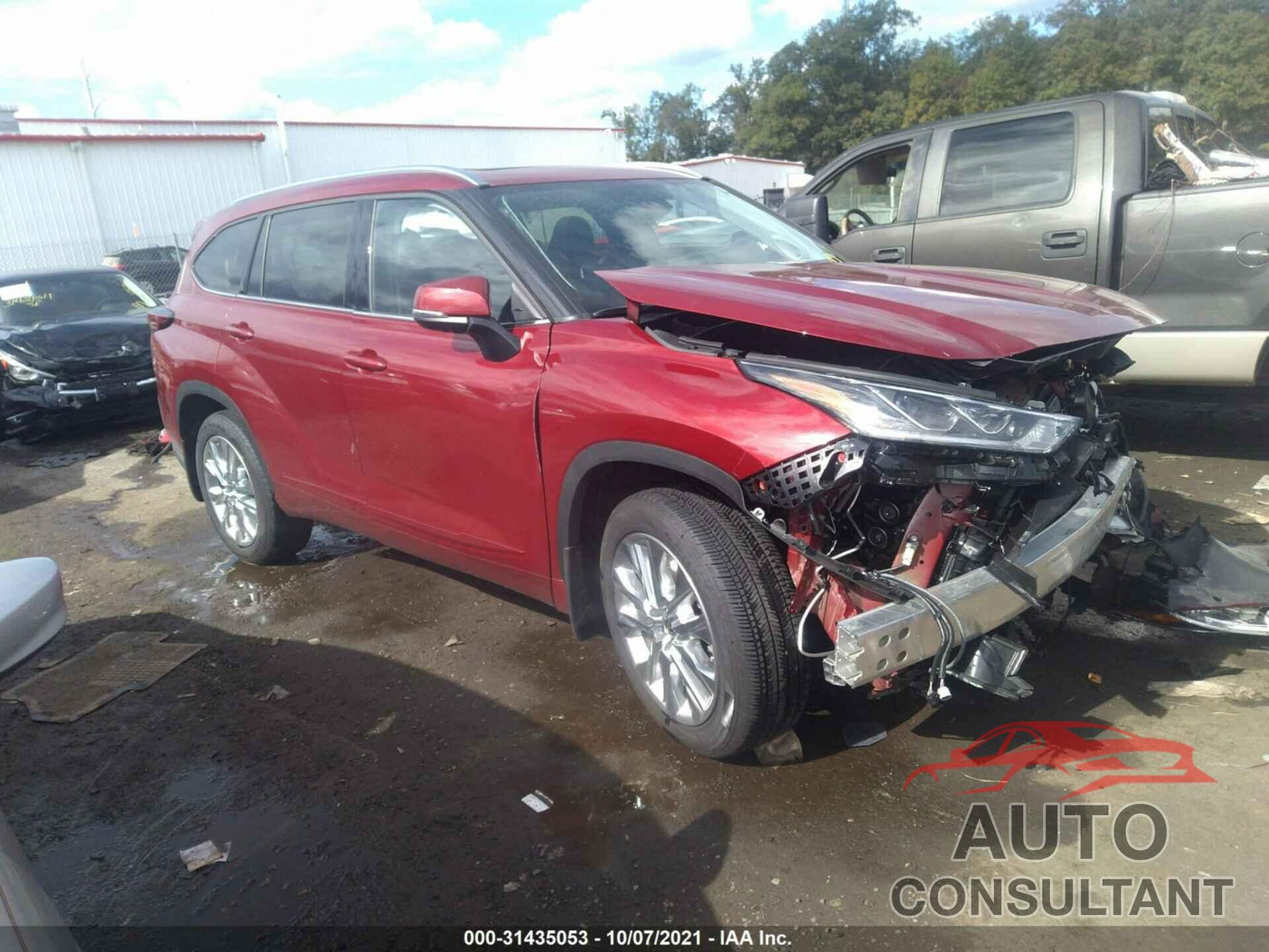 TOYOTA HIGHLANDER 2021 - 5TDDZRBH3MS537821