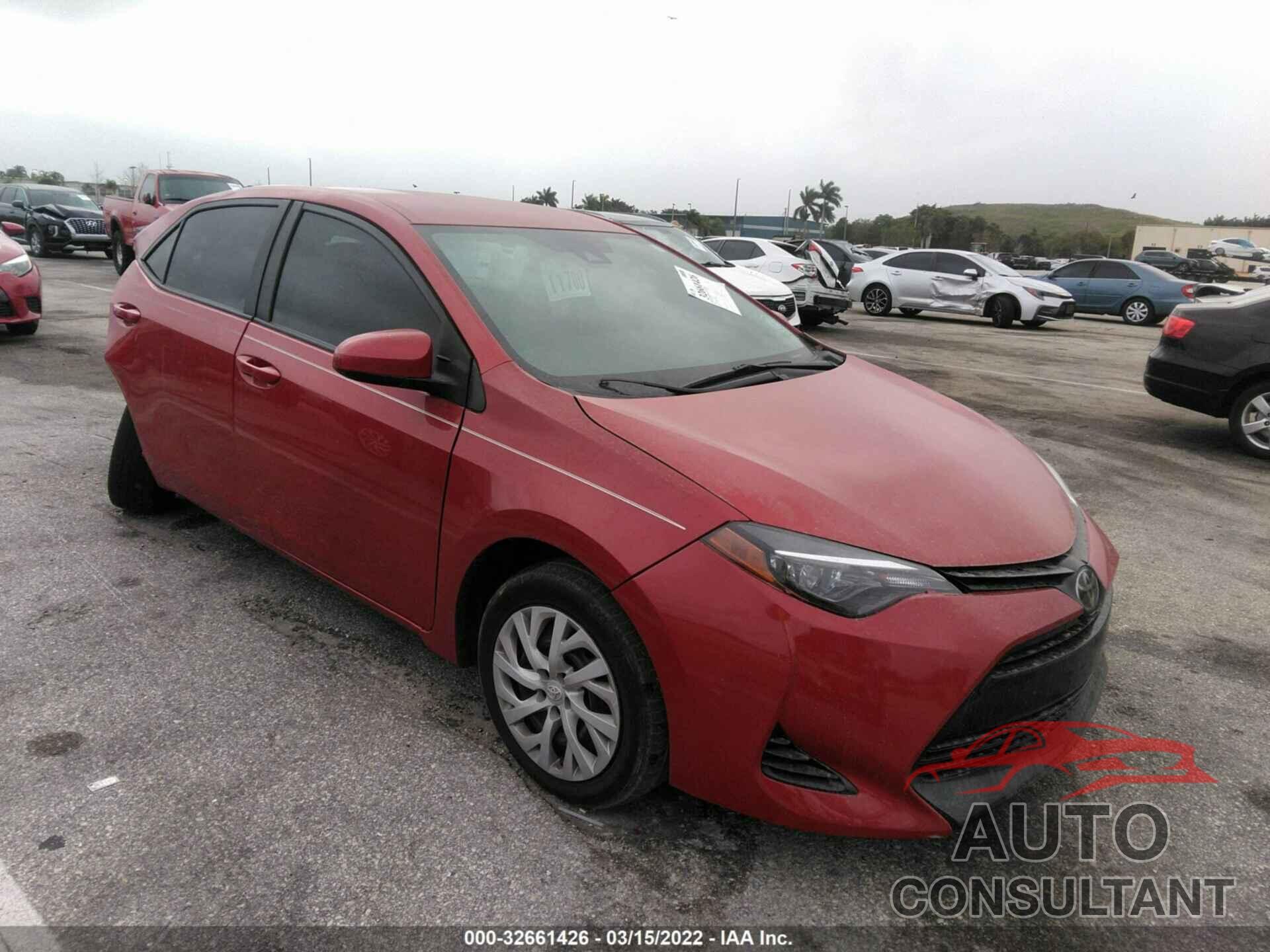 TOYOTA COROLLA 2019 - 5YFBURHE7KP876557