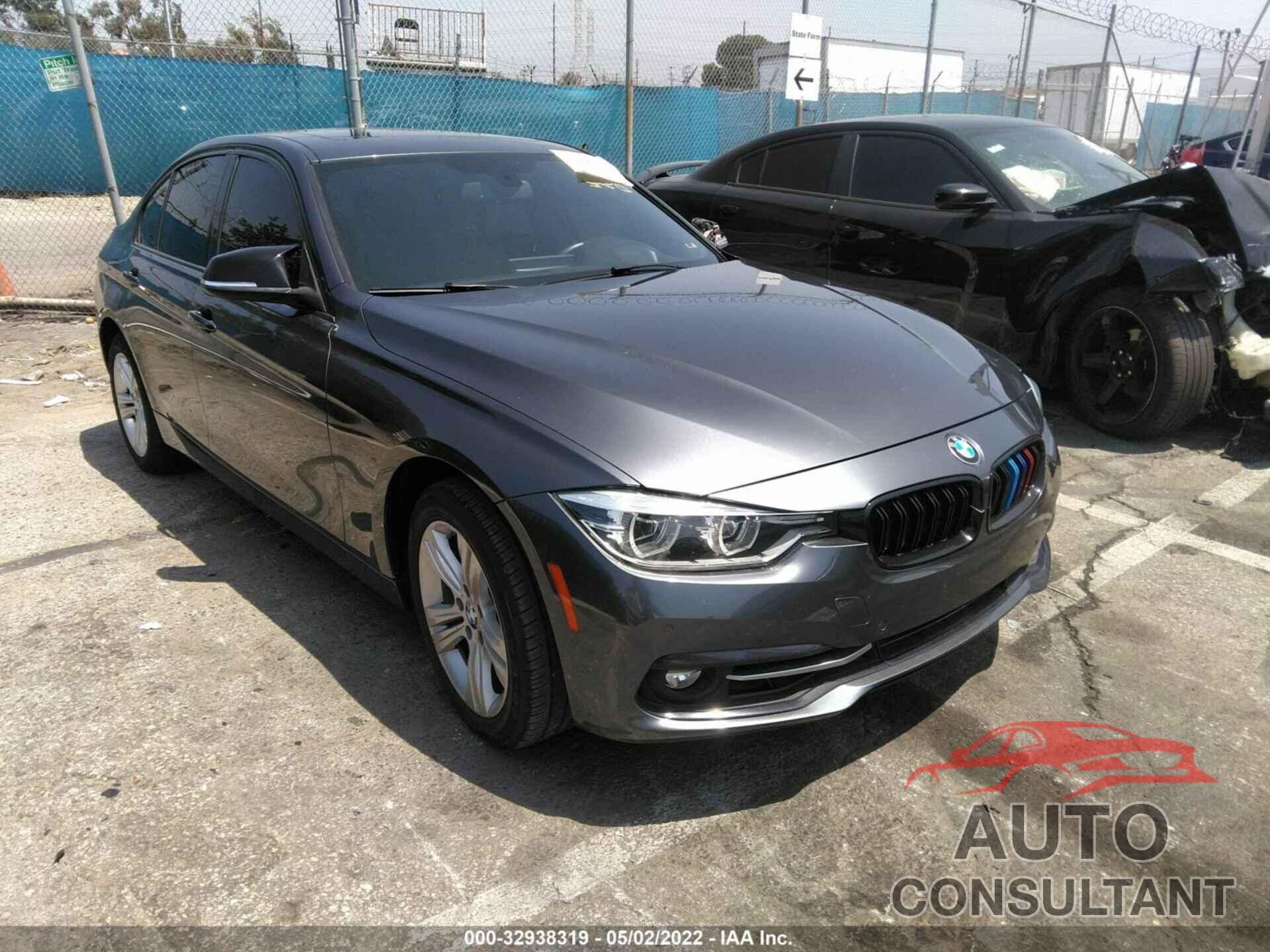 BMW 3 SERIES 2016 - WBA8E9G5XGNT83692