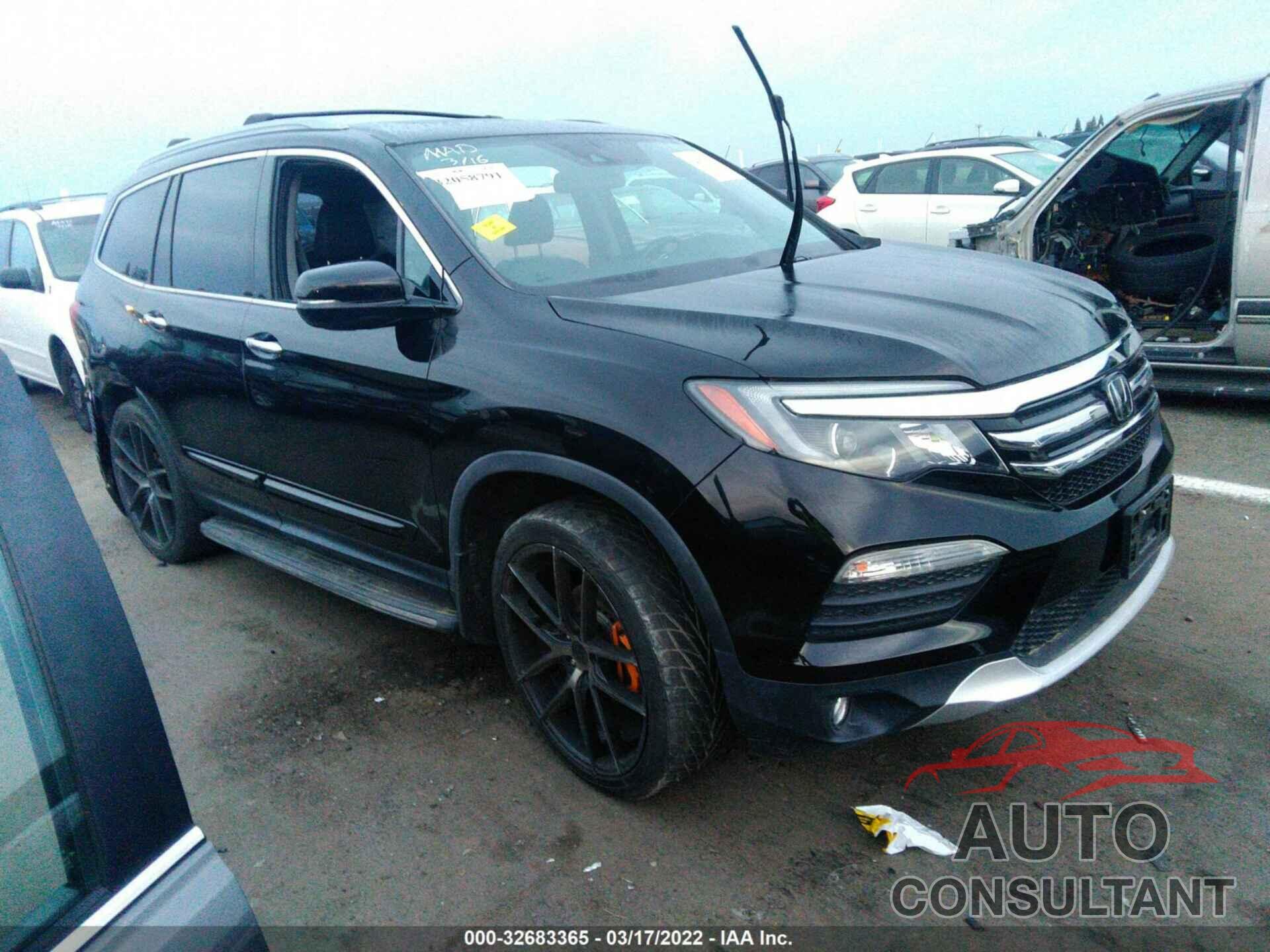 HONDA PILOT 2017 - 5FNYF6H06HB011543
