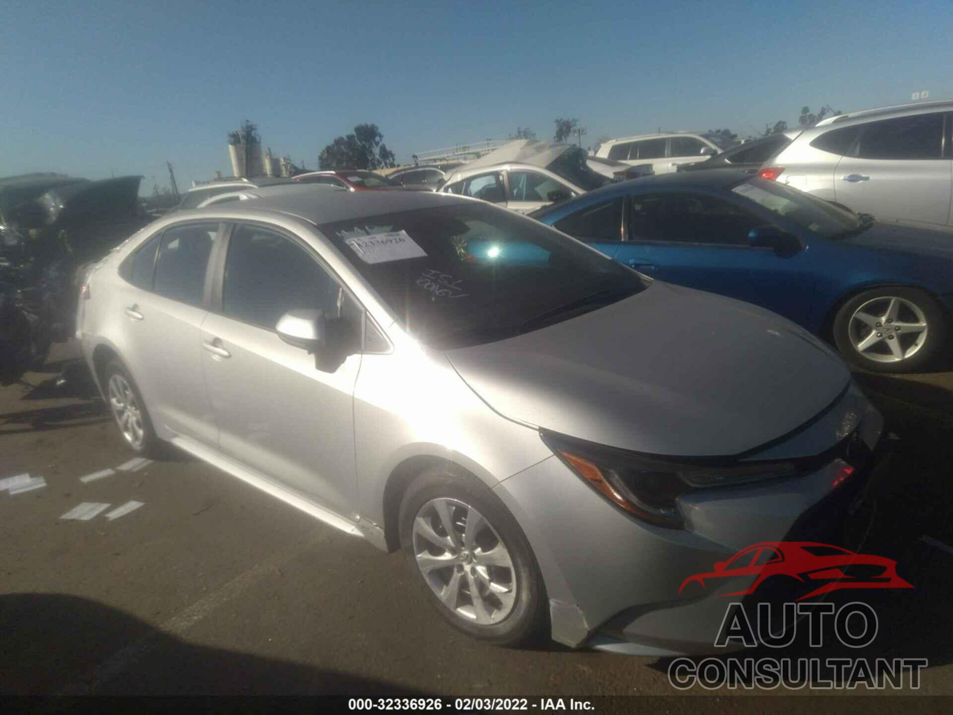 TOYOTA COROLLA 2020 - 5YFEPRAE1LP030554