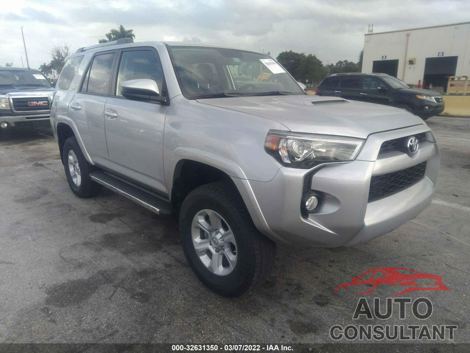 TOYOTA 4RUNNER 2019 - JTEBU5JR8K5726360