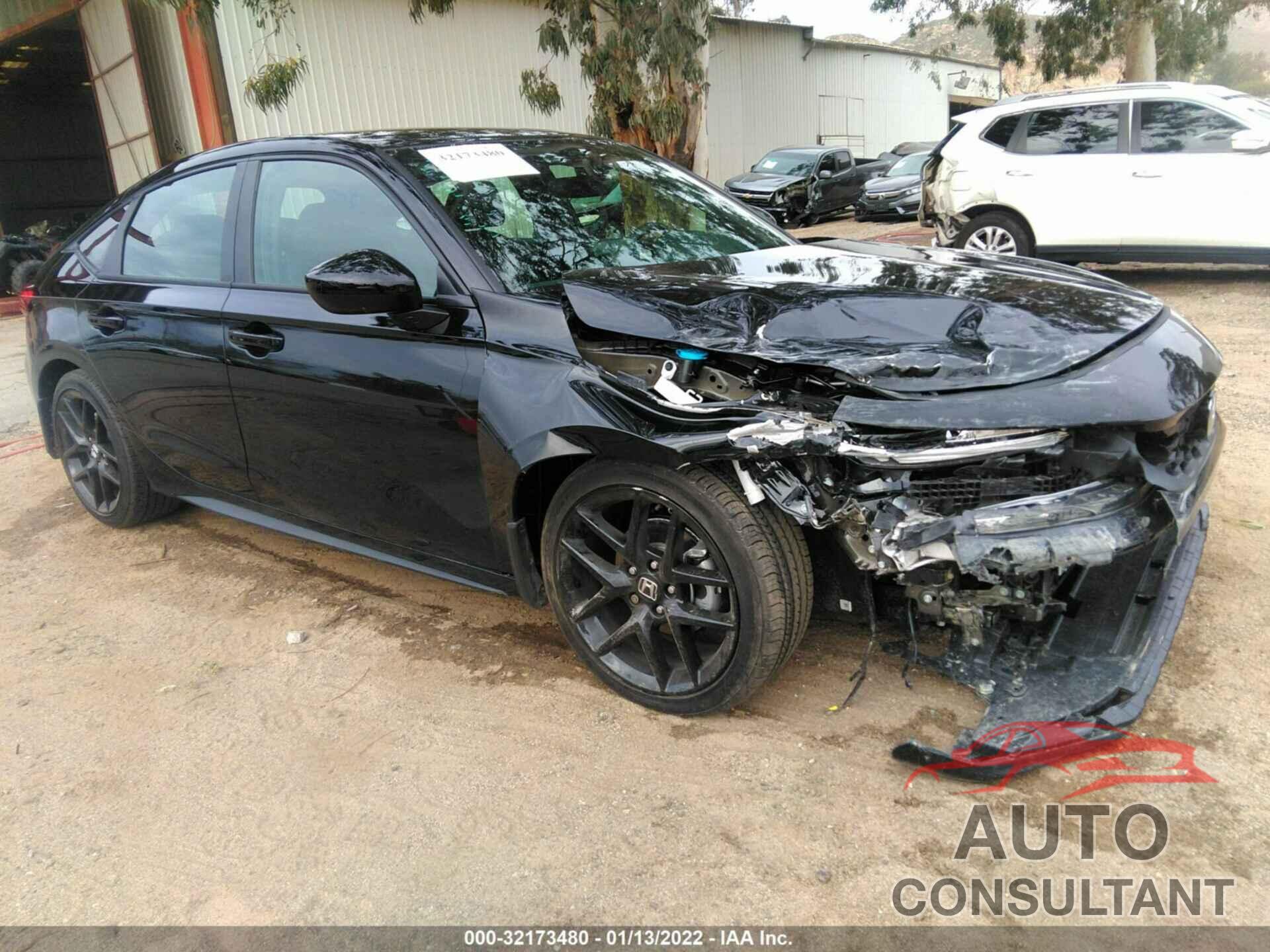HONDA CIVIC HATCHBACK 2022 - 19XFL2H80NE002613