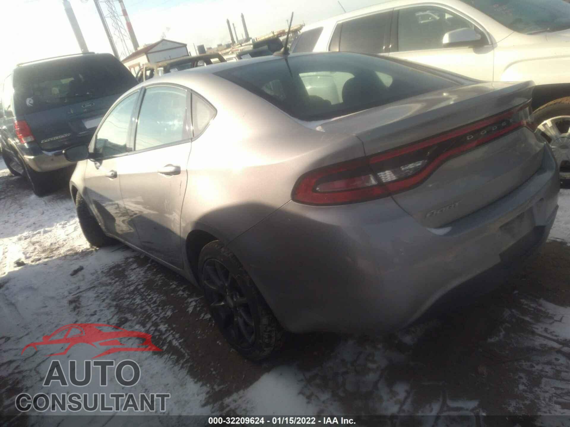 DODGE DART 2016 - 1C3CDFAAXGD503635