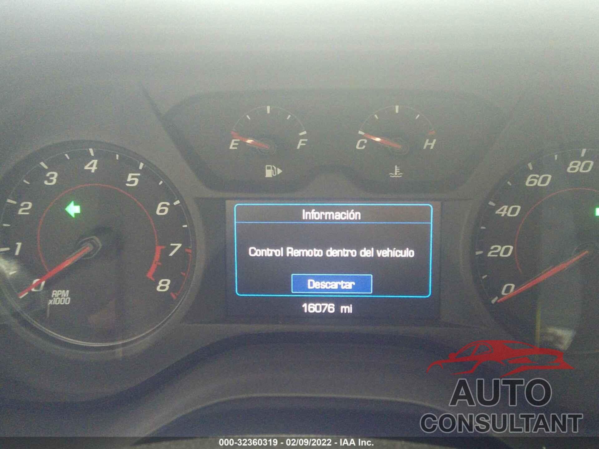 CHEVROLET CAMARO 2019 - 1G1FA1RX2K0149857