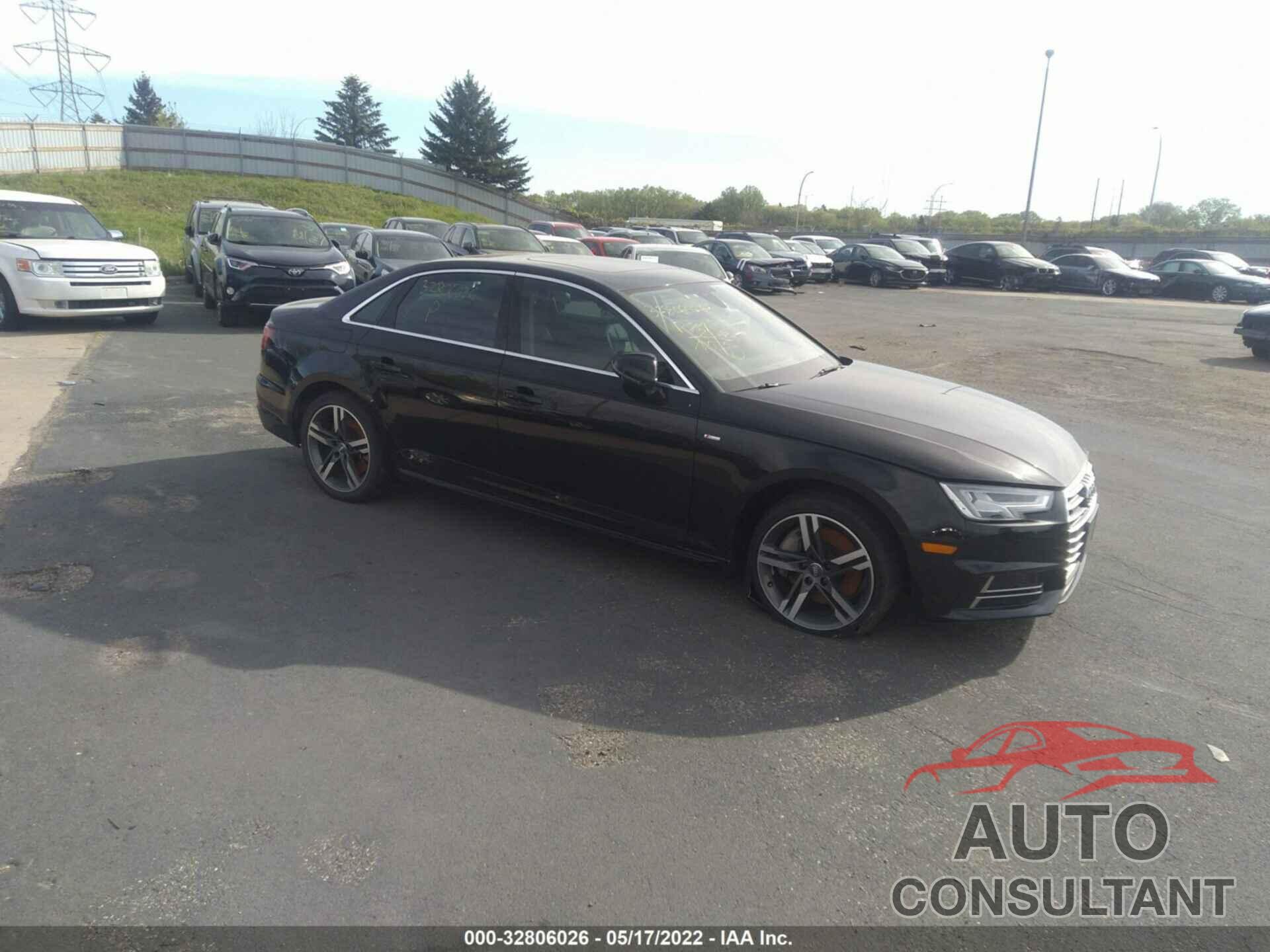 AUDI A4 2018 - WAUENAF46JA038137