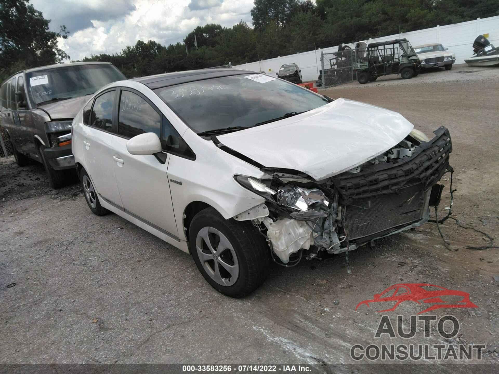 TOYOTA PRIUS 2012 - JTDKN3DU1C1557006
