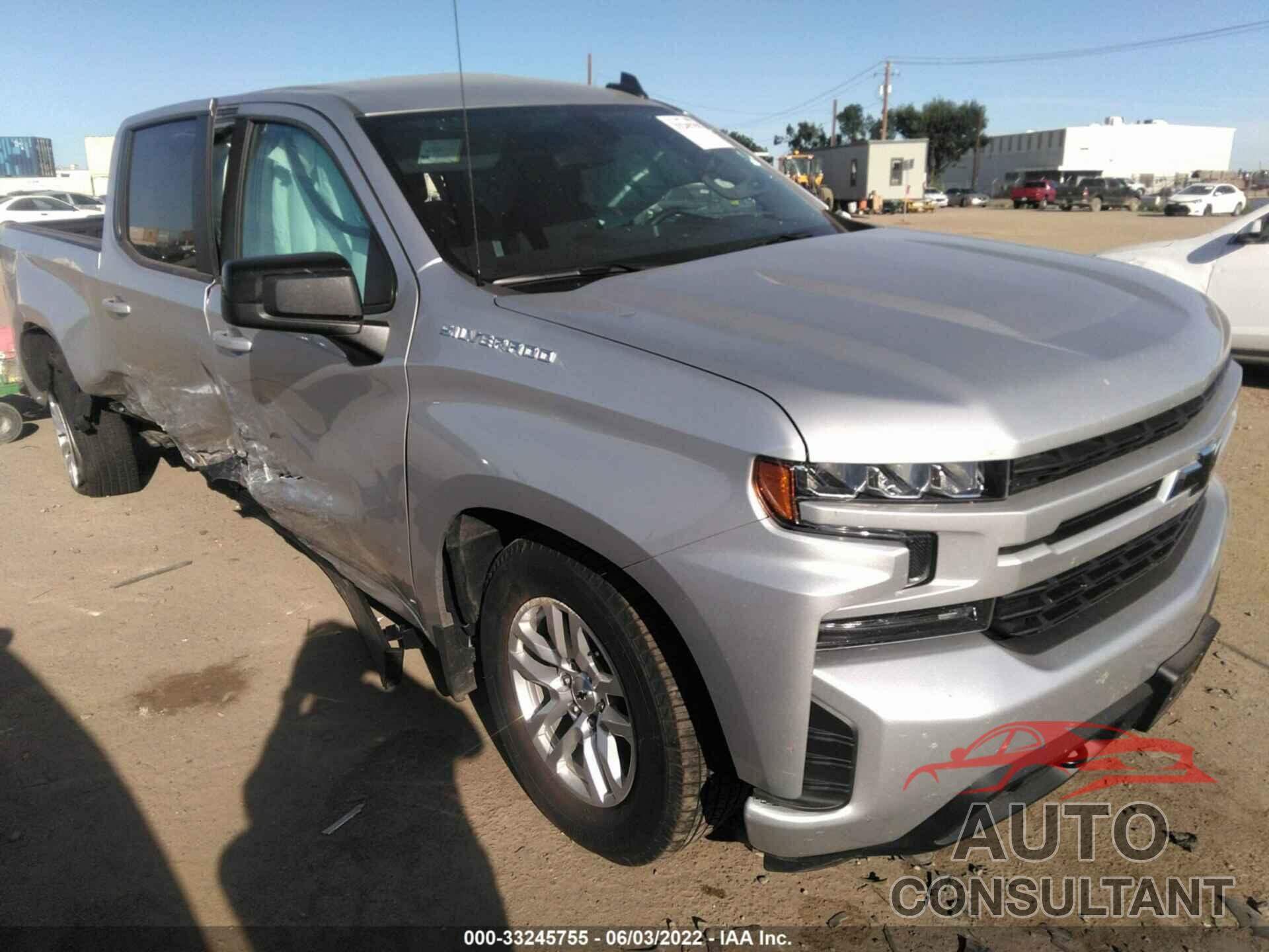 CHEVROLET SILVERADO 1500 2021 - 3GCPWDED8MG480001