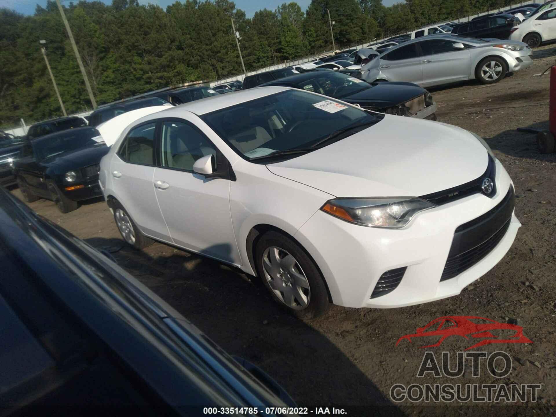 TOYOTA COROLLA 2016 - 5YFBURHE6GP505946