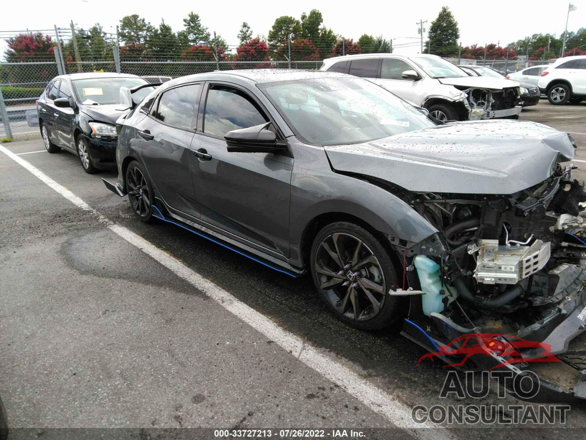 HONDA CIVIC HATCHBACK 2018 - SHHFK7H97JU221368
