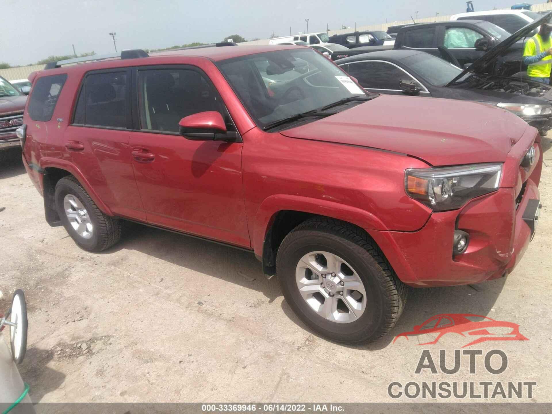 TOYOTA 4RUNNER 2022 - JTEEU5JR7N5265573