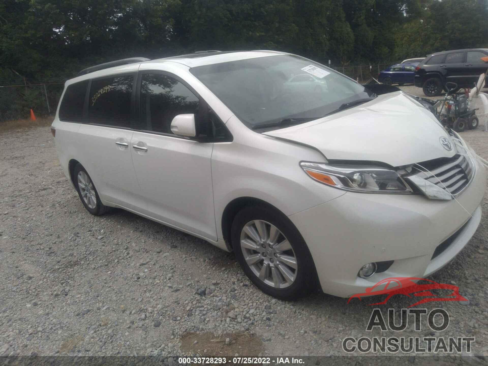 TOYOTA SIENNA 2017 - 5TDYZ3DC4HS794301