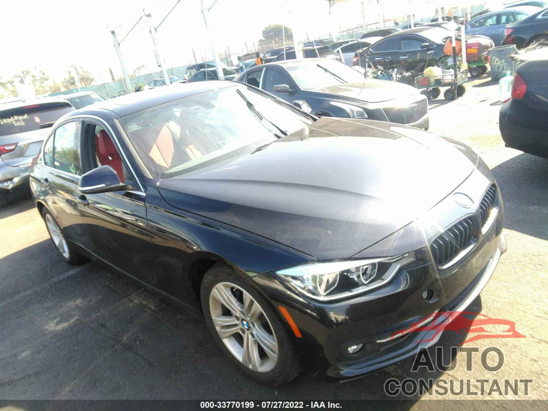 BMW 3 SERIES 2017 - WBA8B9G32HNU56093