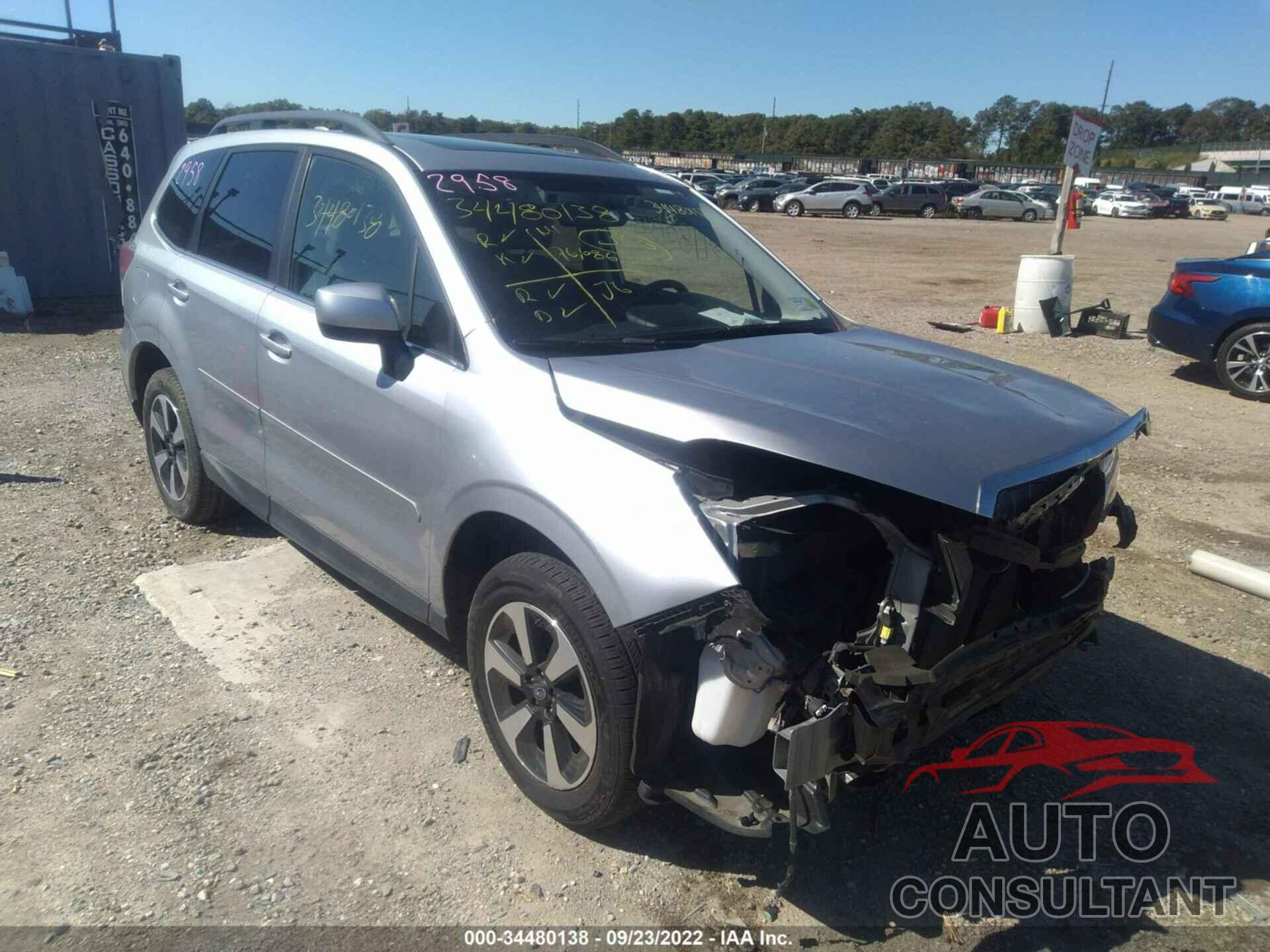 SUBARU FORESTER 2017 - JF2SJARC4HH486061