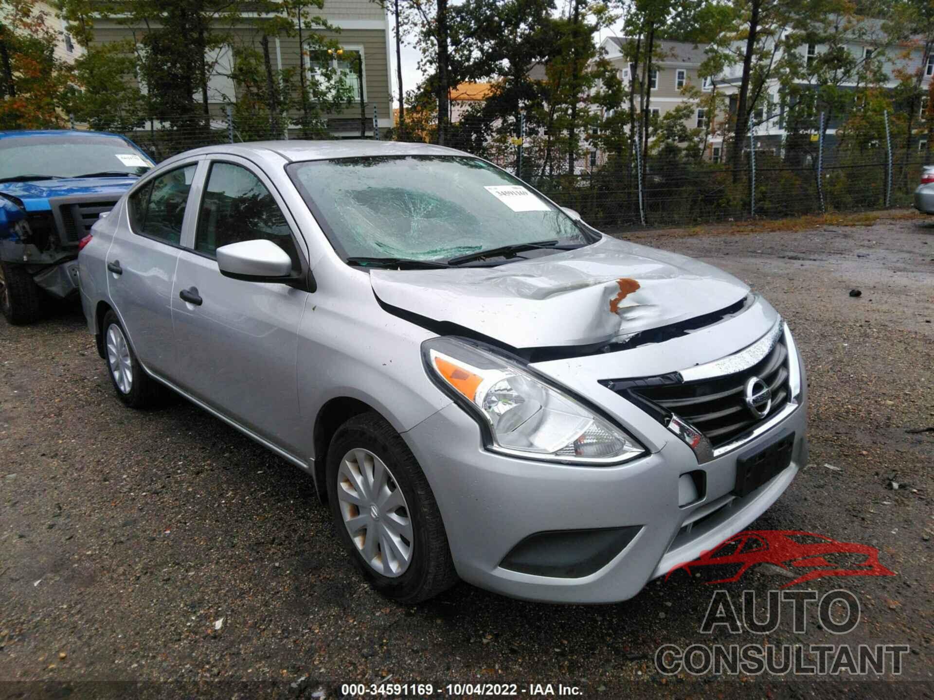 NISSAN VERSA 2016 - 3N1CN7AP5GL865095