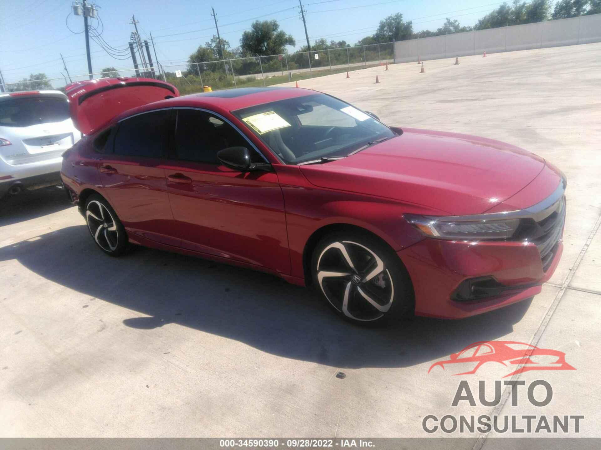 HONDA ACCORD SEDAN 2022 - 1HGCV2F37NA004190