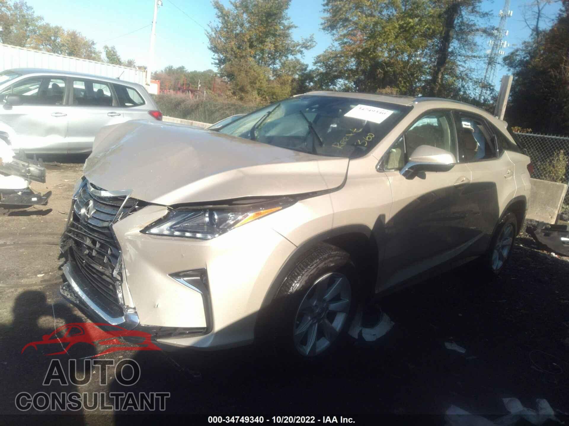 LEXUS RX 2017 - 2T2BZMCA8HC126548