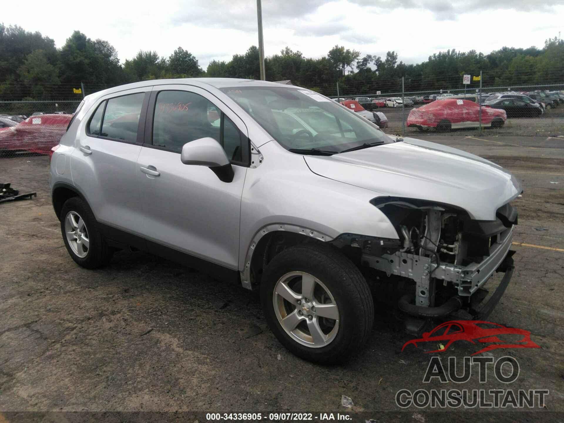 CHEVROLET TRAX 2016 - KL7CJNSB4GB636759